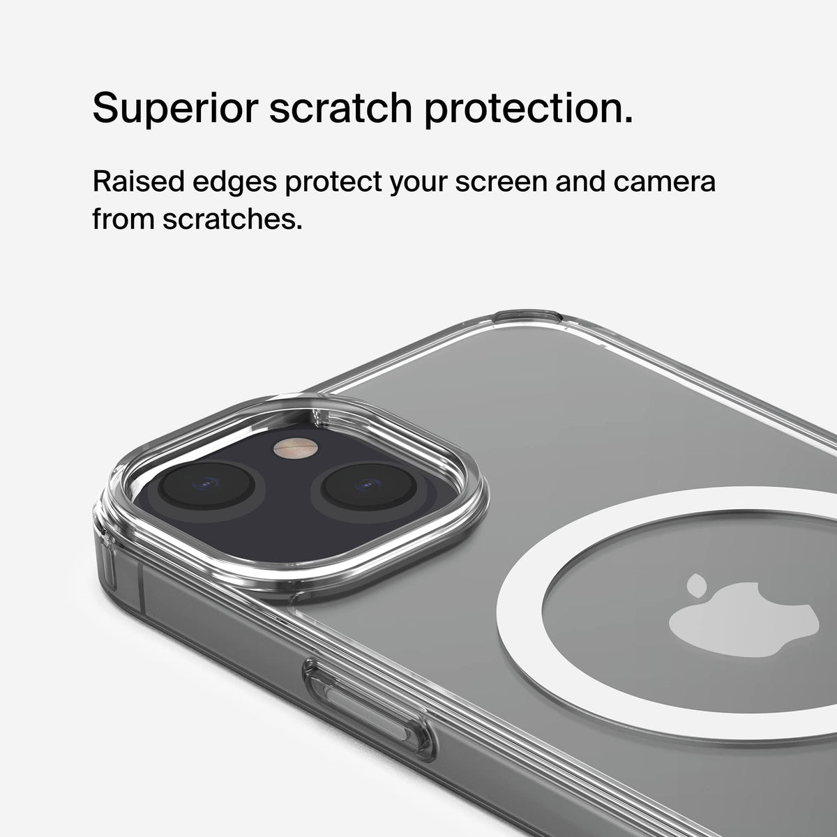 BELKIN SheerForce Magnetic Anti-Microbial Protective Case for iPhone 14 - clear