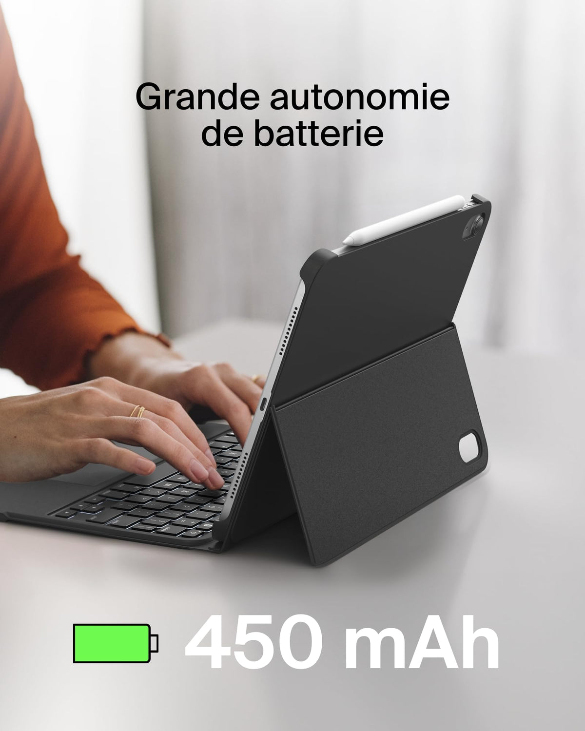BELKIN Everyday Cradle Keyboard Folio for iPad 10th Gen (FR)