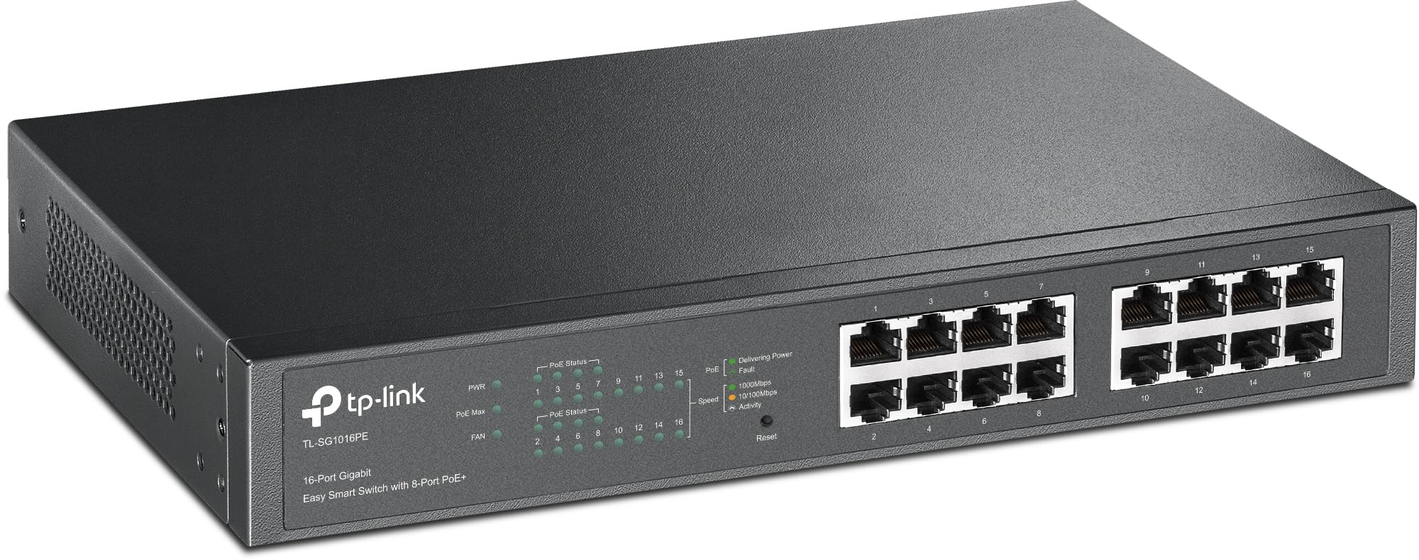 16-Port Gigabit Desktop/Rackmount Switch