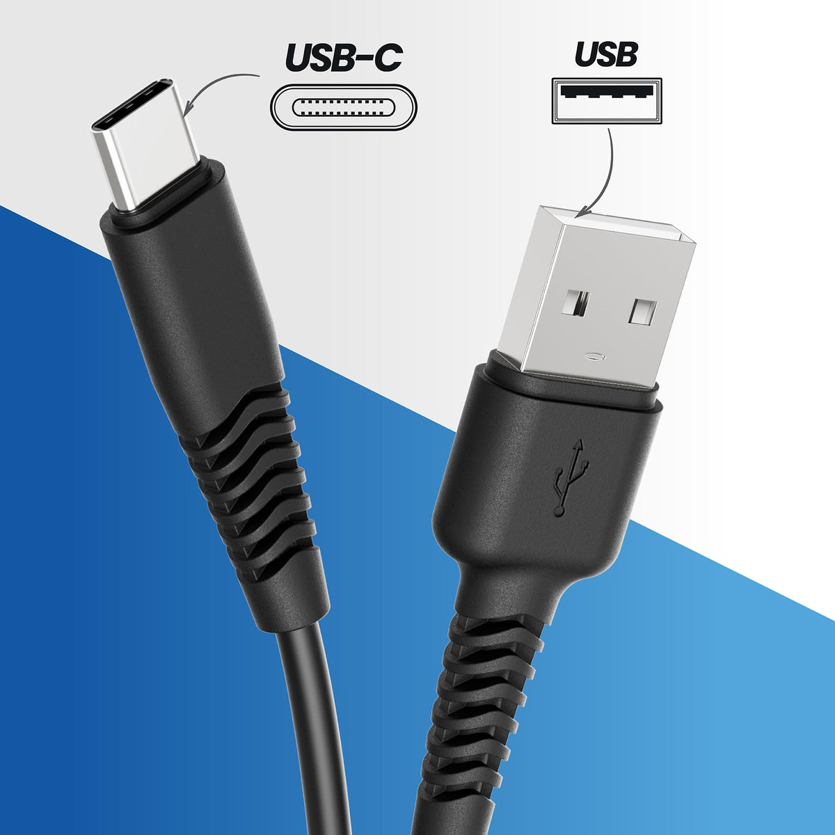 TNB 1m USB-C to USB Cable Black