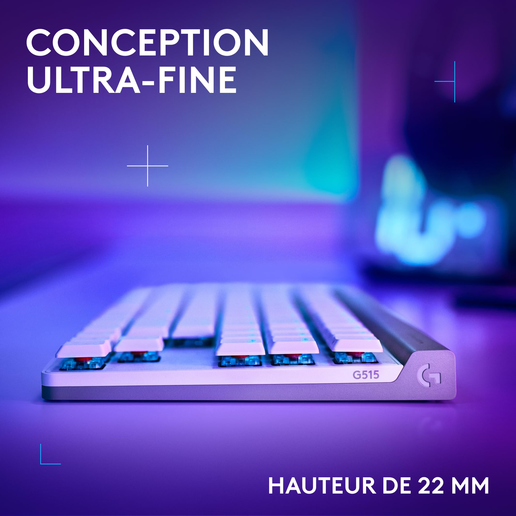LOGITECH G515 LIGHTSPEED TKL White (FR)