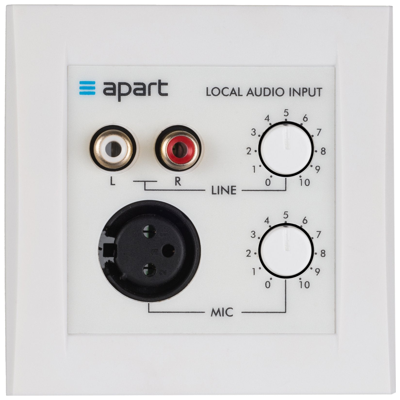 Biamp Active Local Input Panel with MIC and Line Input with Individual Volume Contol