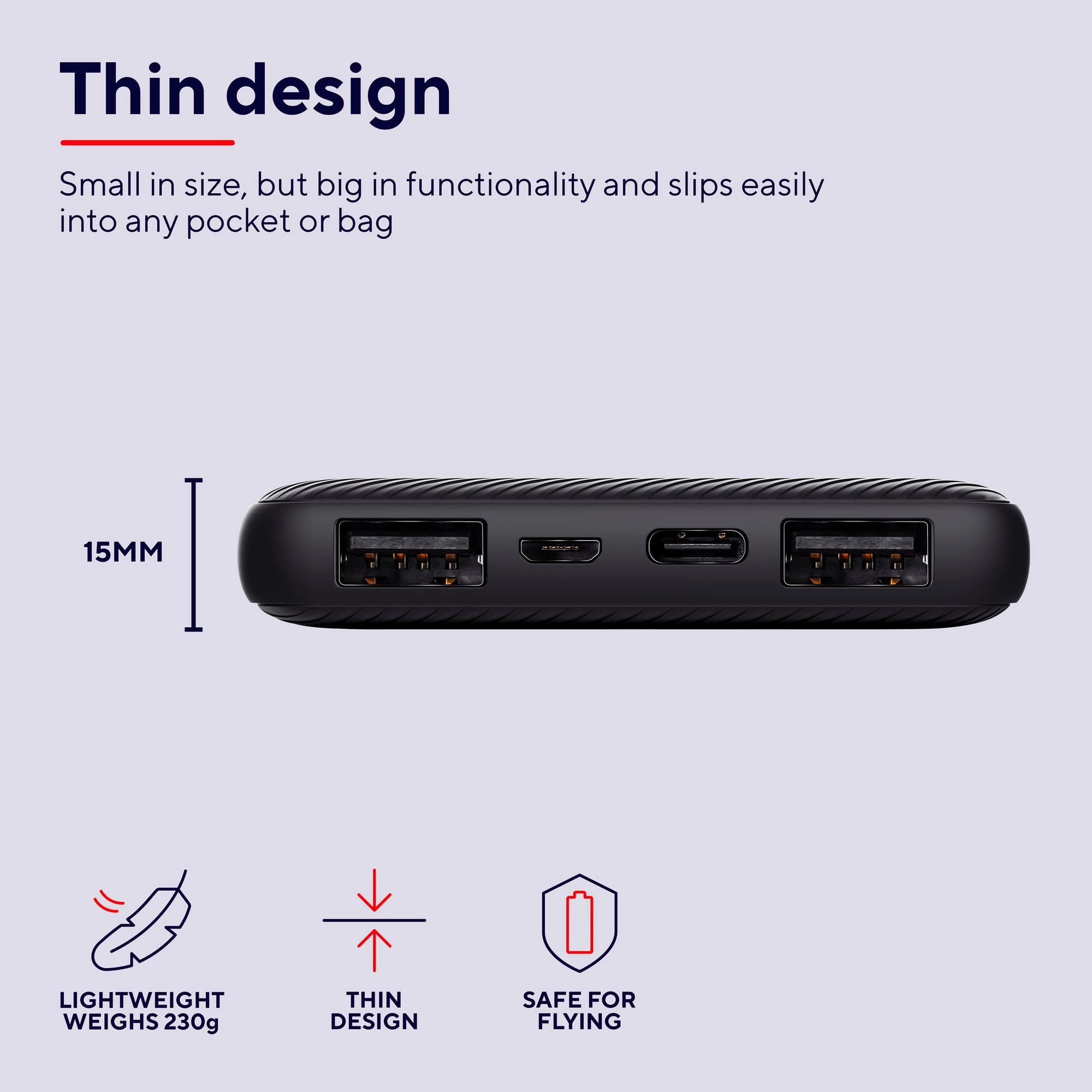 TRUST Powerbank PRIMO 10.000 mAh ECO - Black