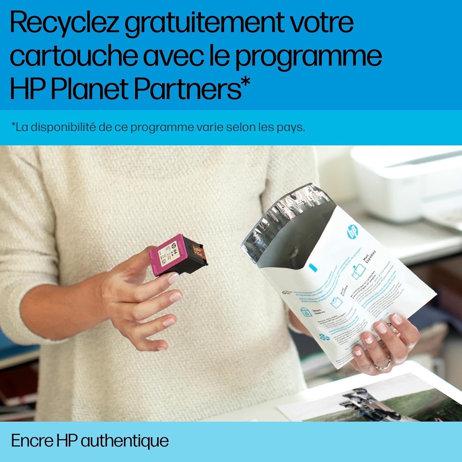 HP 305 2-Pack Tri-color/Black Original Ink Cartridge