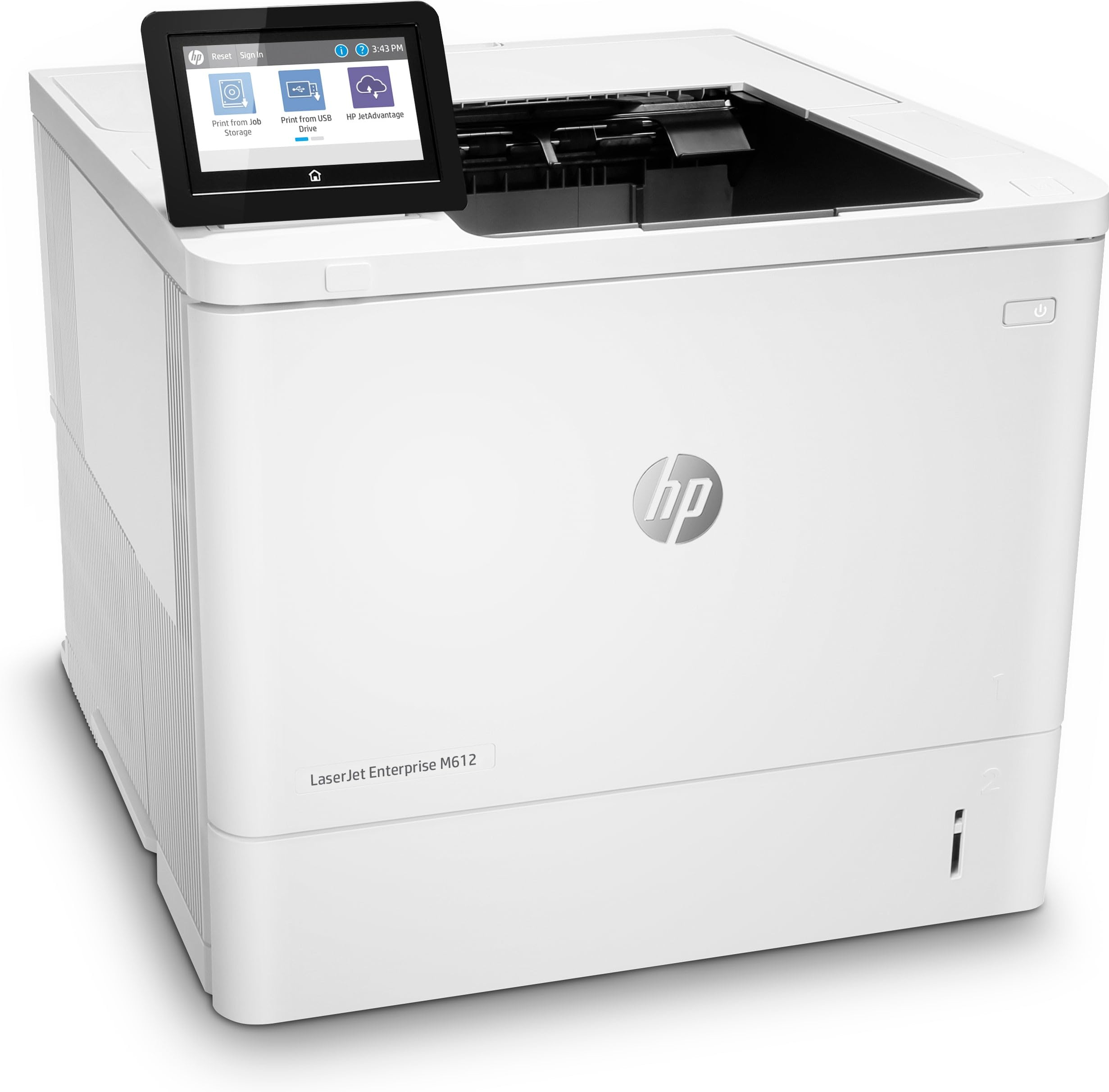 HP LaserJet Enterprise M612dn Printer Mono Duplex laser A4 1200x1200dpi 71ppm 650sheets USB LAN