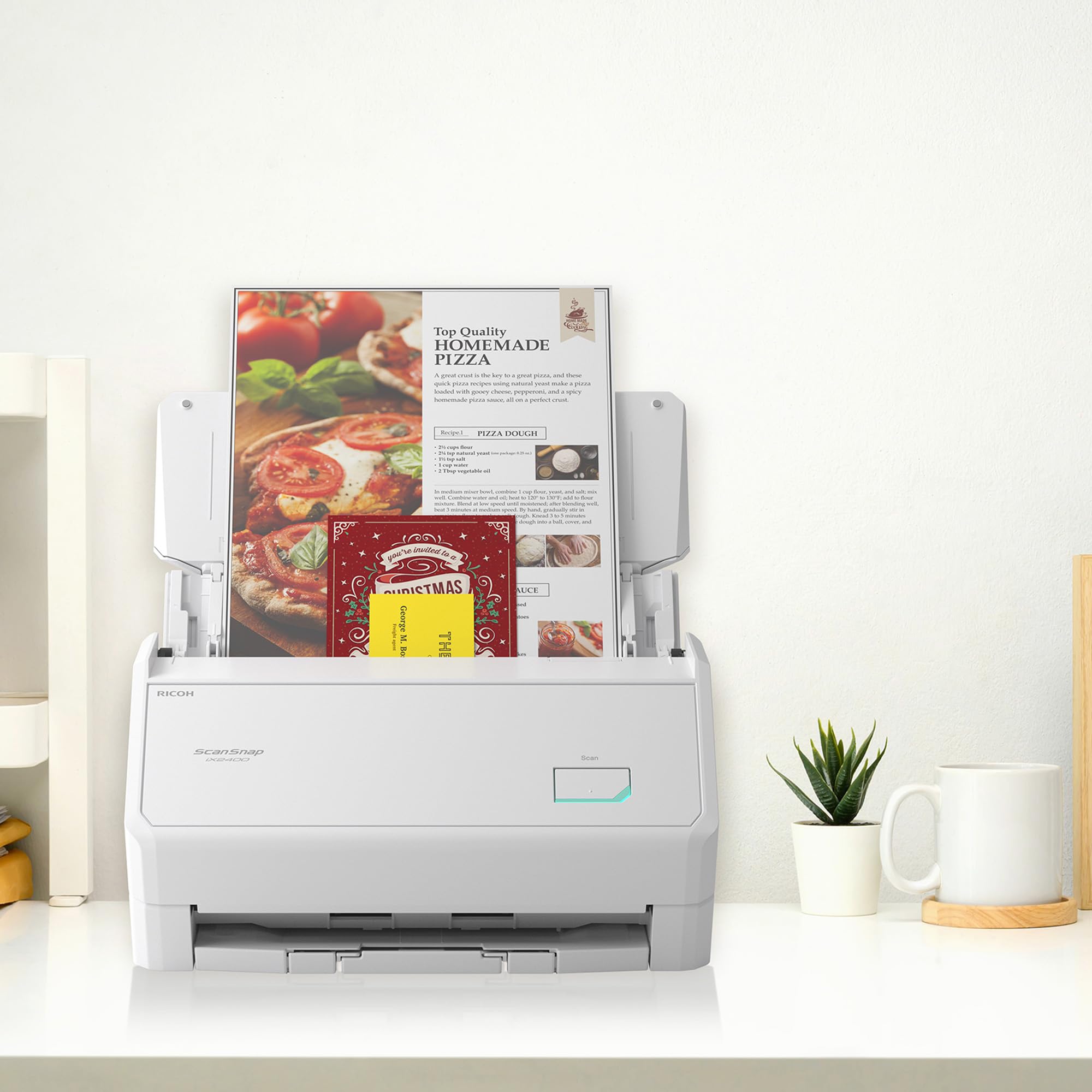 RICOH ScanSnap iX2400 45ppm/90ipm White A4 Duplex ADF USB 3.2
