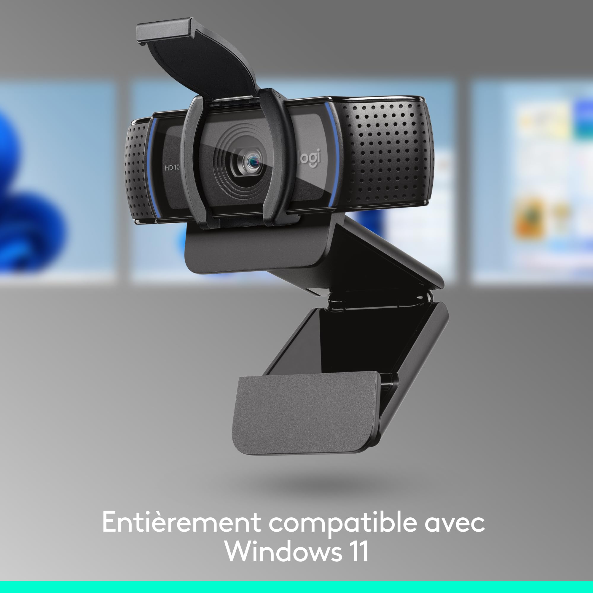 LOGITECH HD Pro Webcam C920S Webcam colour 1920 x 1080 audio USB