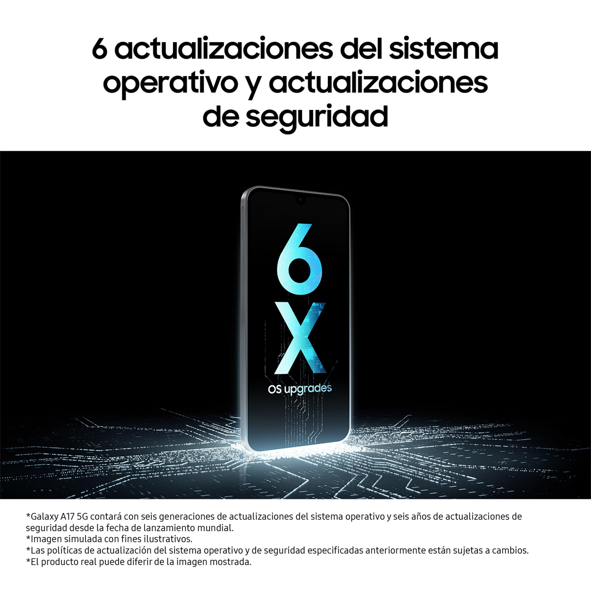 Samsung A176 Galaxy A17 5G (6.7'' - 128 Go, 4 Go RAM) Noir