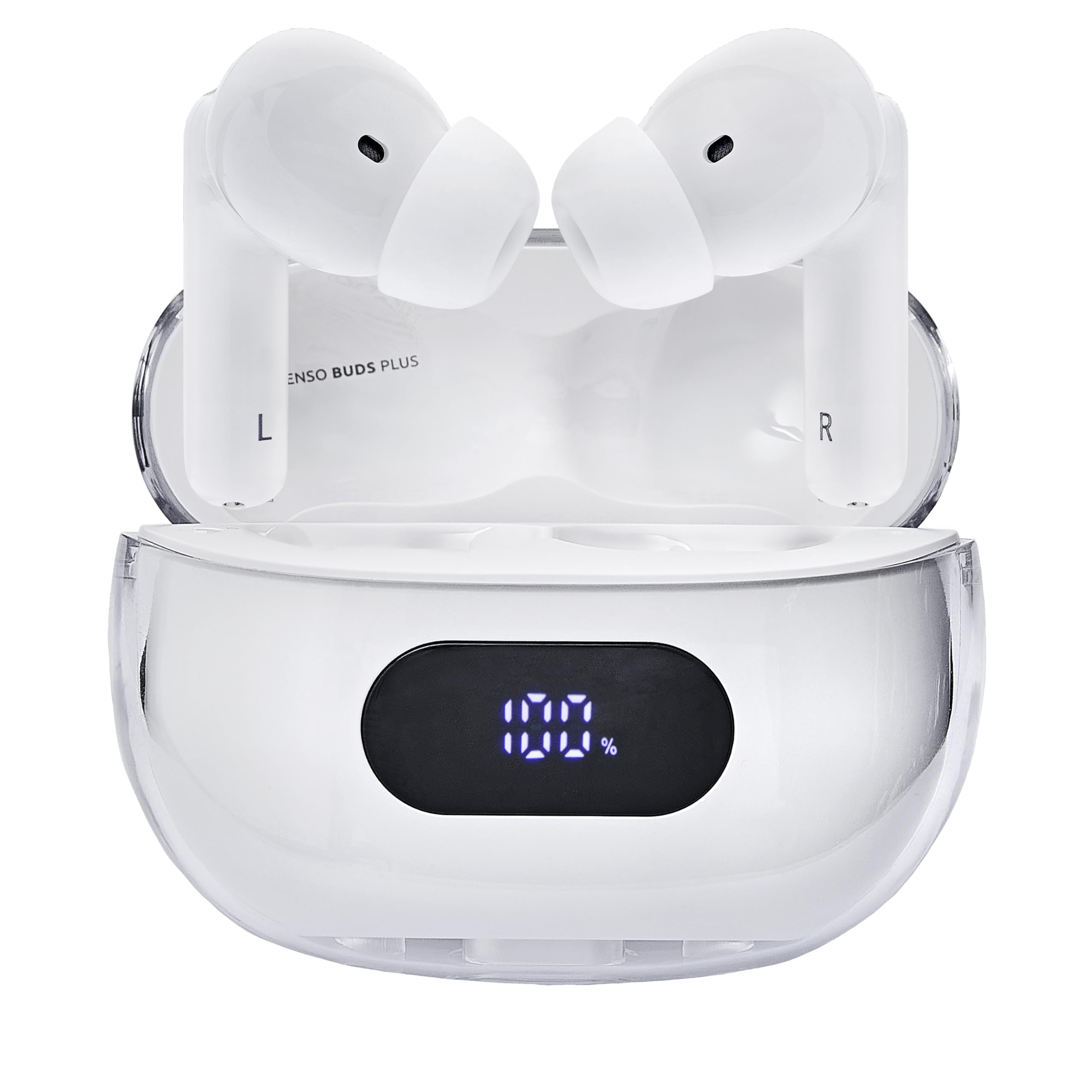 INTENSO Ecouteurs BUDS PLUS sans fil, blancs