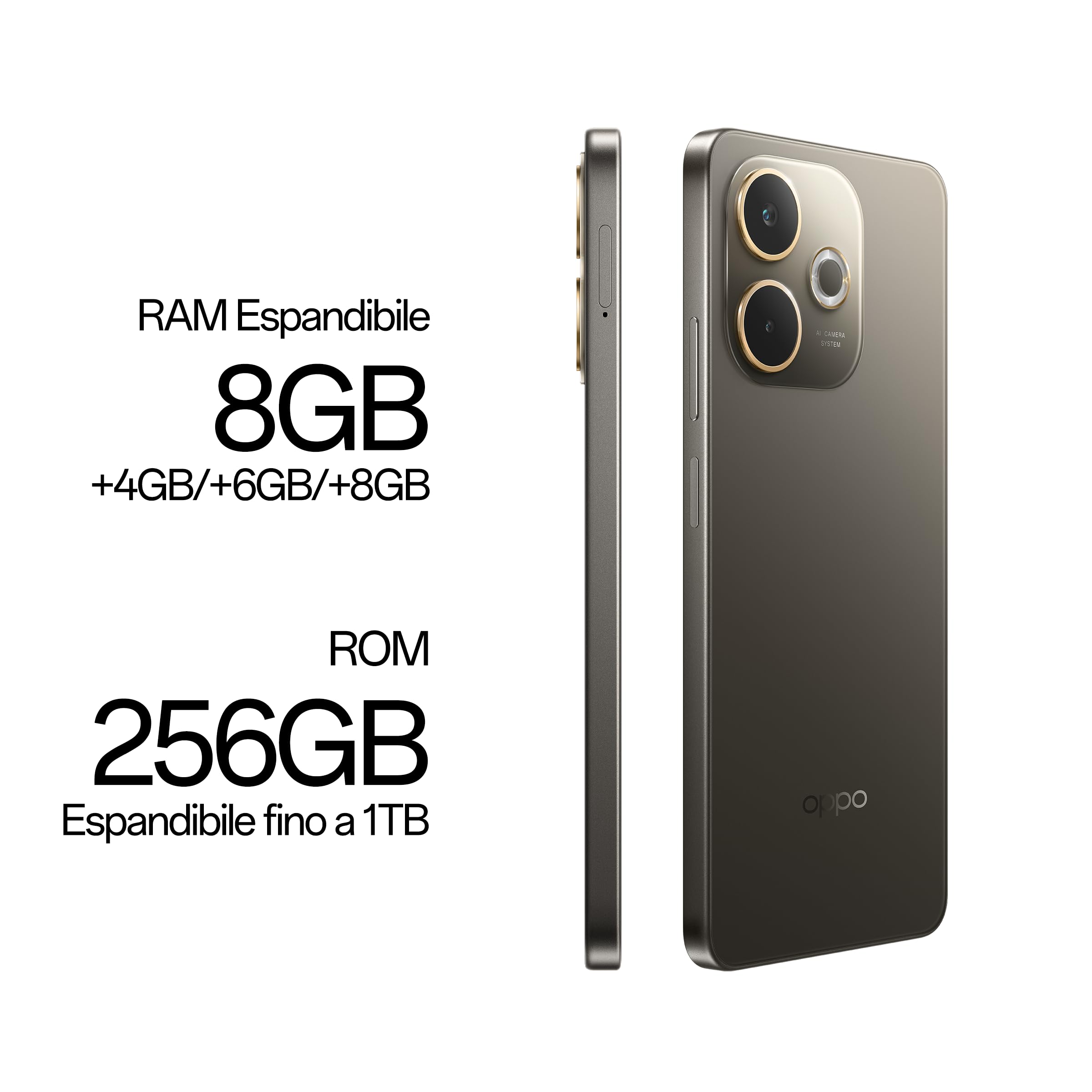 Oppo A5 Pro 5G (Double Sim - Ecran 6.67' - 256 Go, 8 Go RAM - Noir