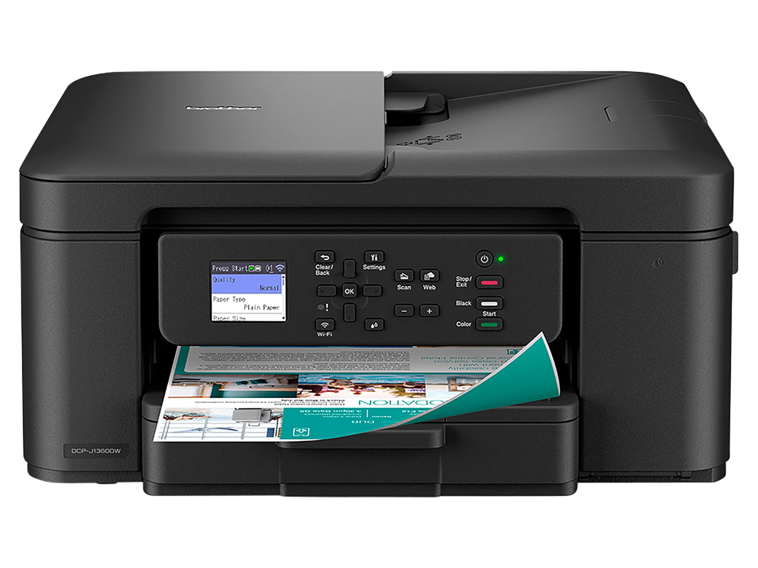 BROTHER DCP-J1360DW 3in1 MFP colour inkjet A4 16ppm 150sheets USB Wi-Fi