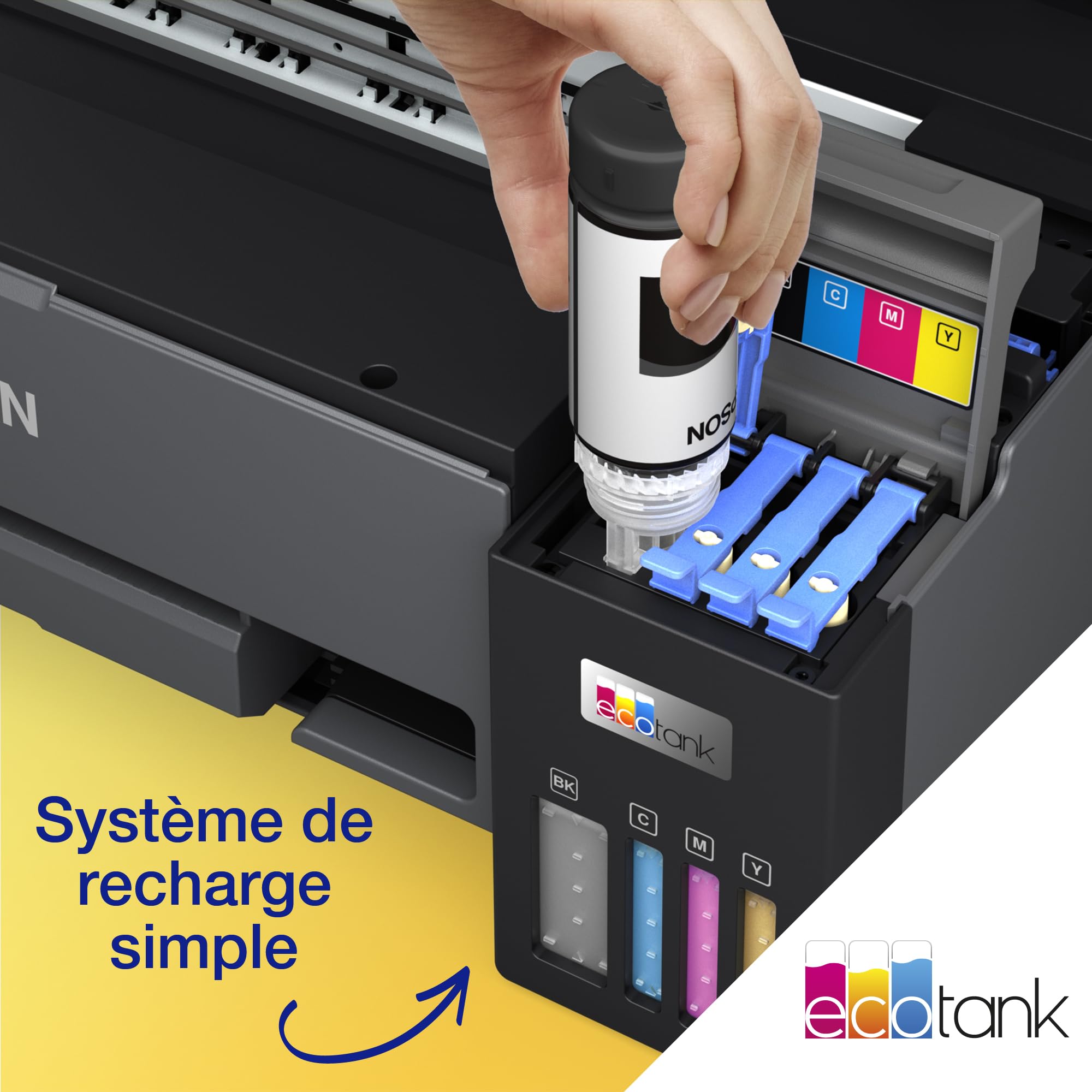 EPSON EcoTank ET-14100 Printer colour inkjet ITS A3 4800x1200dpi 15ppm mono 8ppm colour 100sheets USB Wi-Fi Black