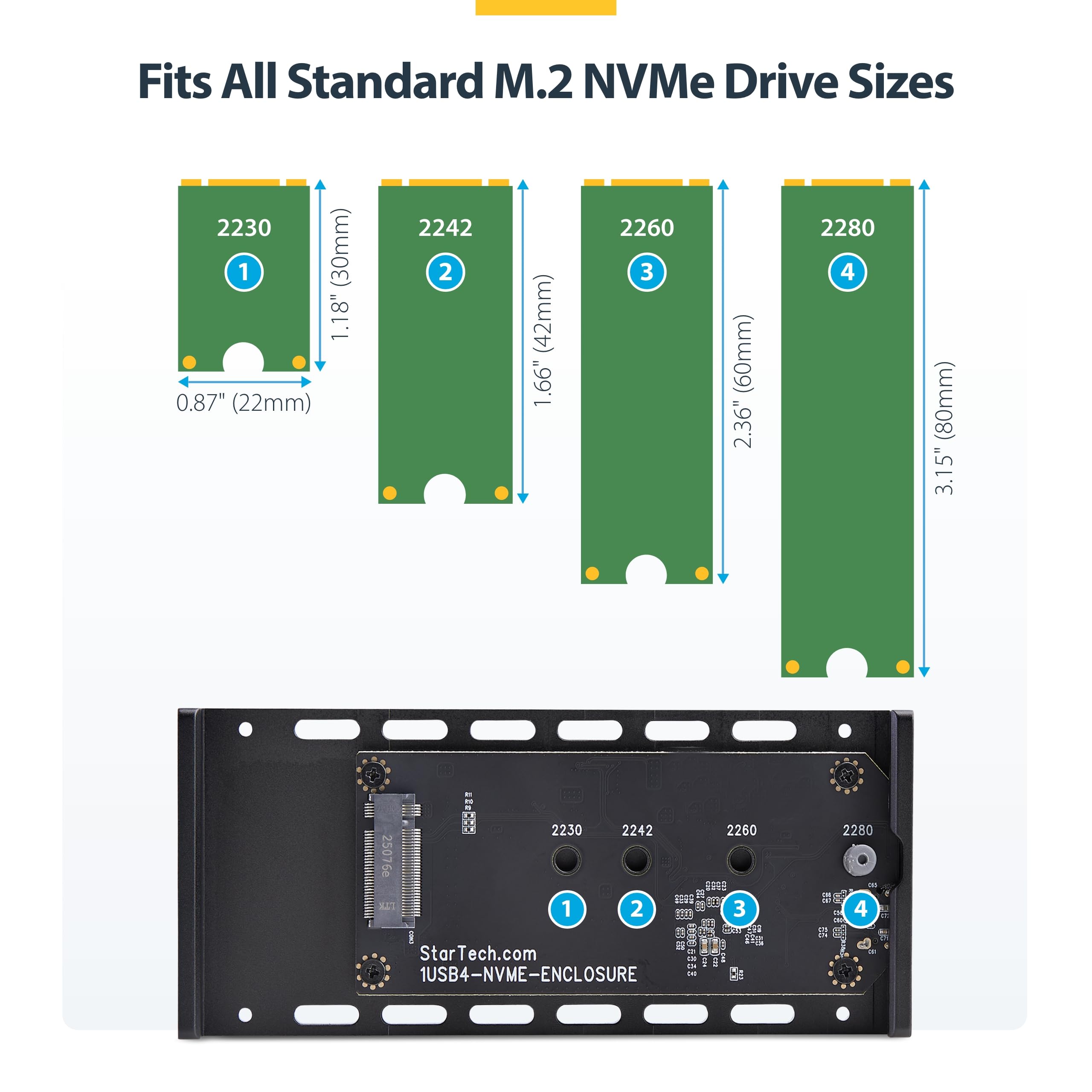 USB4 M.2 NVMe Enclosure SSD Enclosure