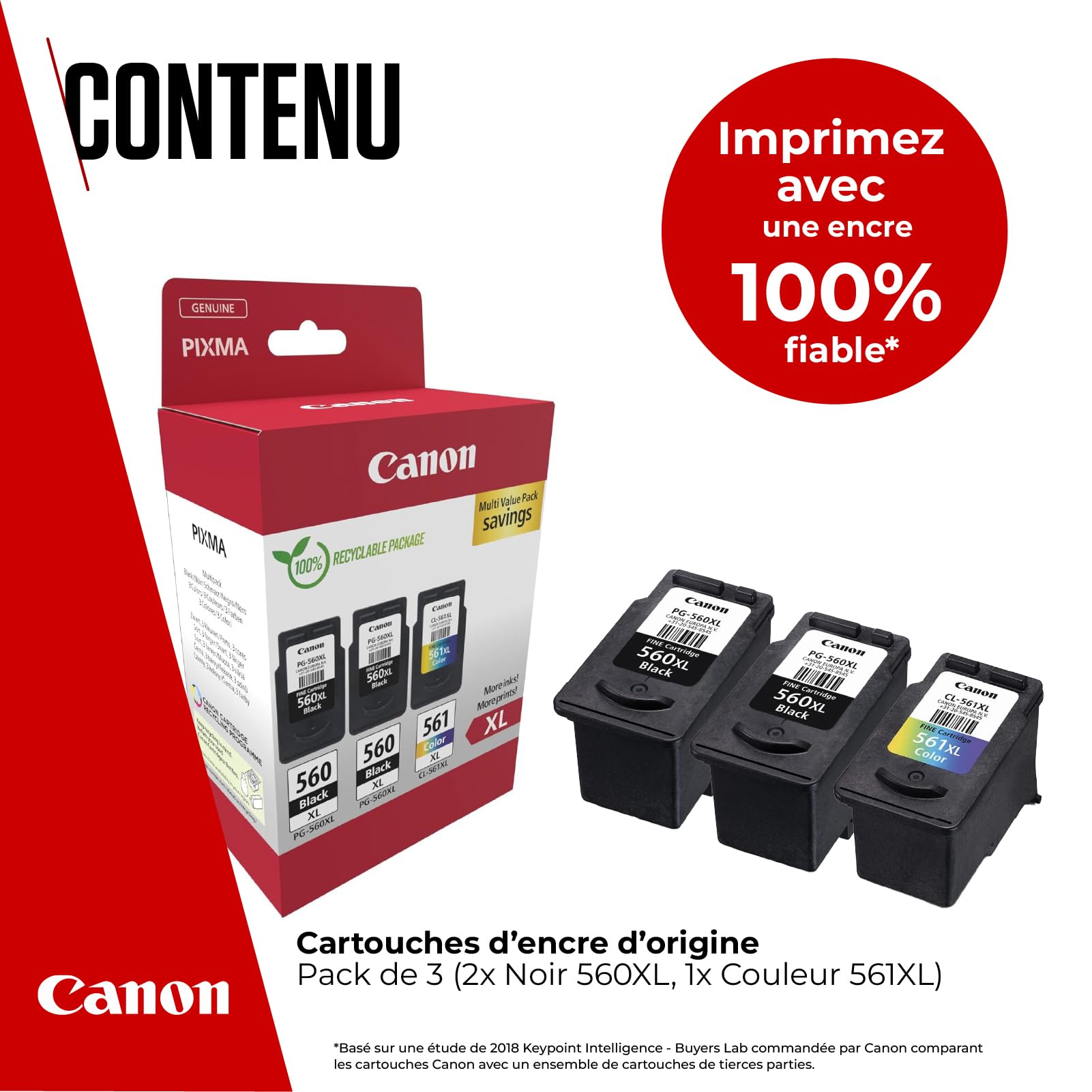 CANON PG-560XLx2/CL-561XL Ink Cartridge MULTI
