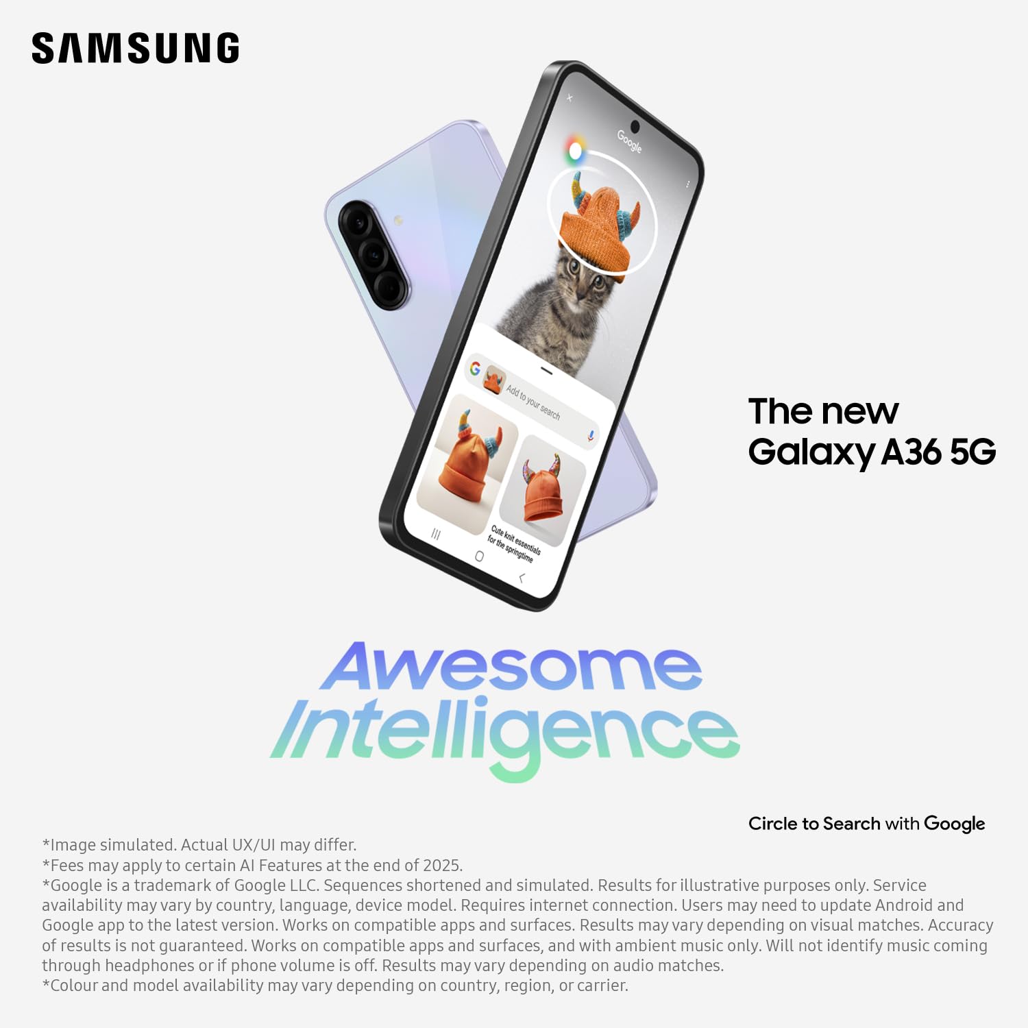 Samsung A366 Galaxy A36 (Double Sim - 6.7" - 128 Go - 6 Go RAM) Noir