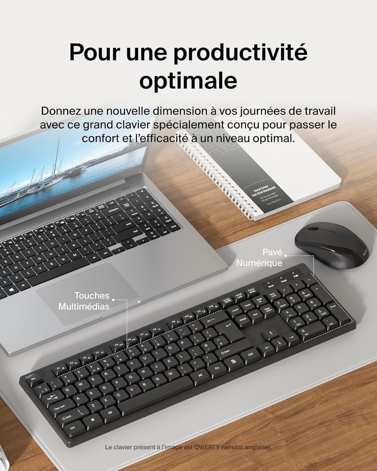 BELKIN Wireless Keyboard and Mouse (FR)