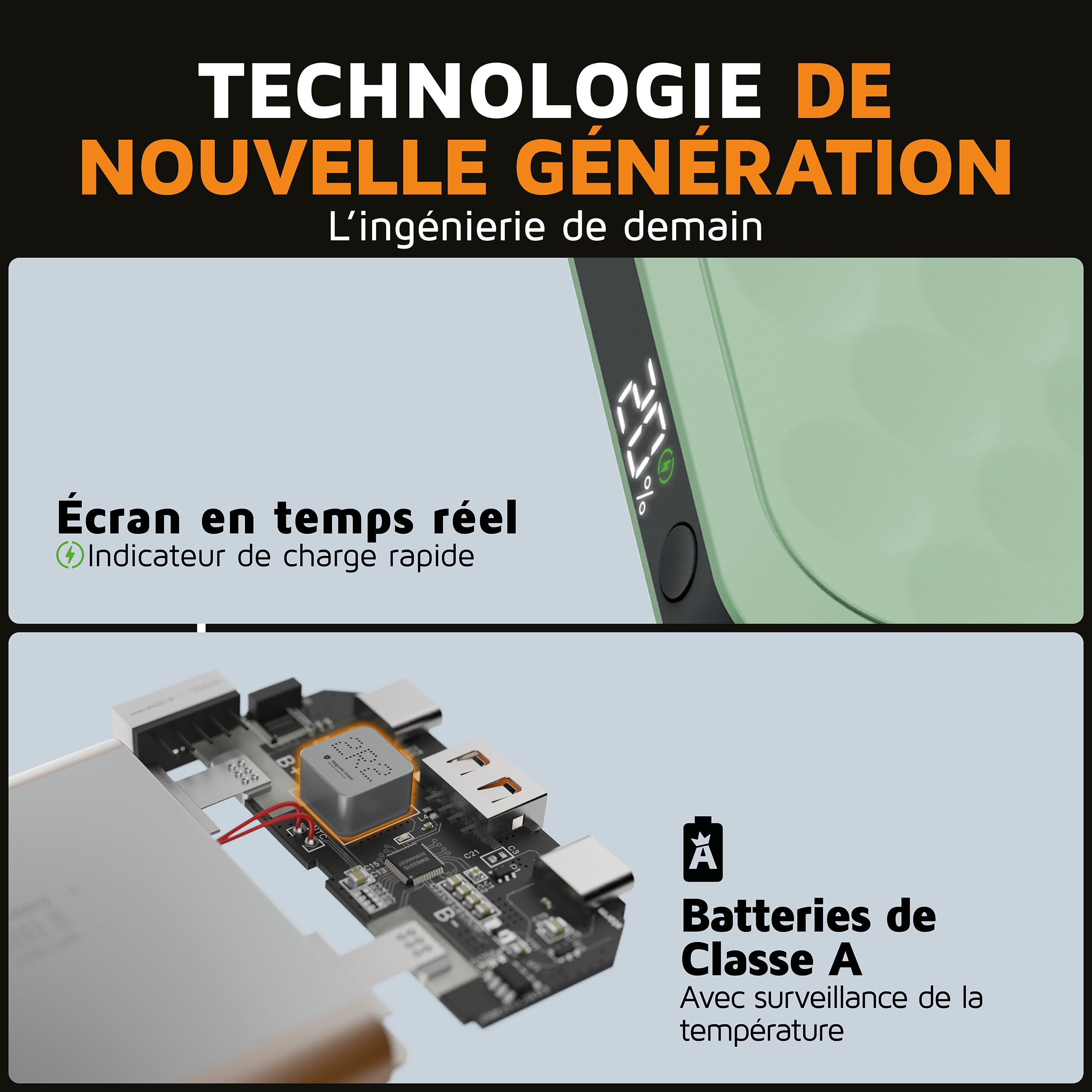 XTORM Batterie externe FS5103 20 W, vert sauge