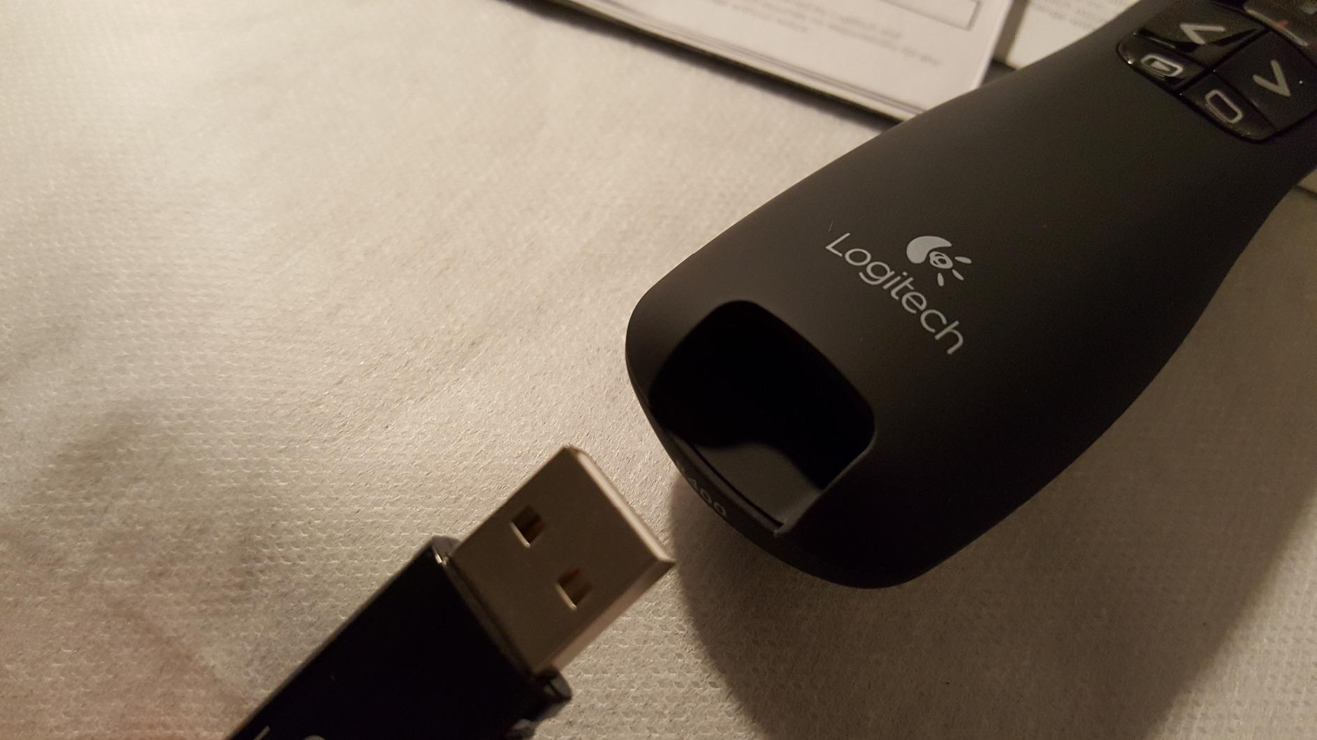 LOGITECH Wireless Presenter R400 Presentation remote control RF