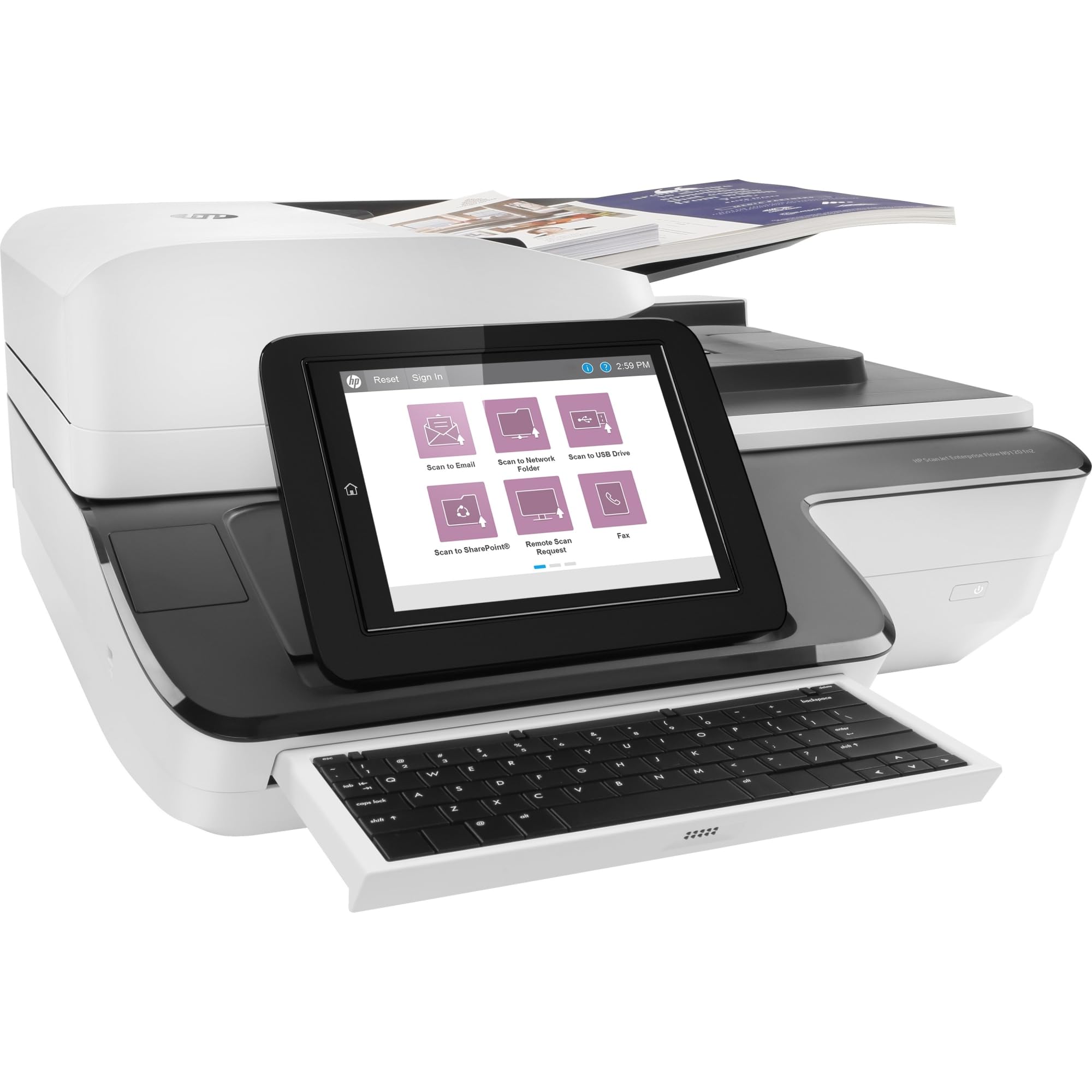 HP ScanJet Enterprise Flow N9120 fn2 Document scanner CIS Duplex 297x864mm 600dpix600dpi 120ppm ADF 200sheets 20000scans USB LAN