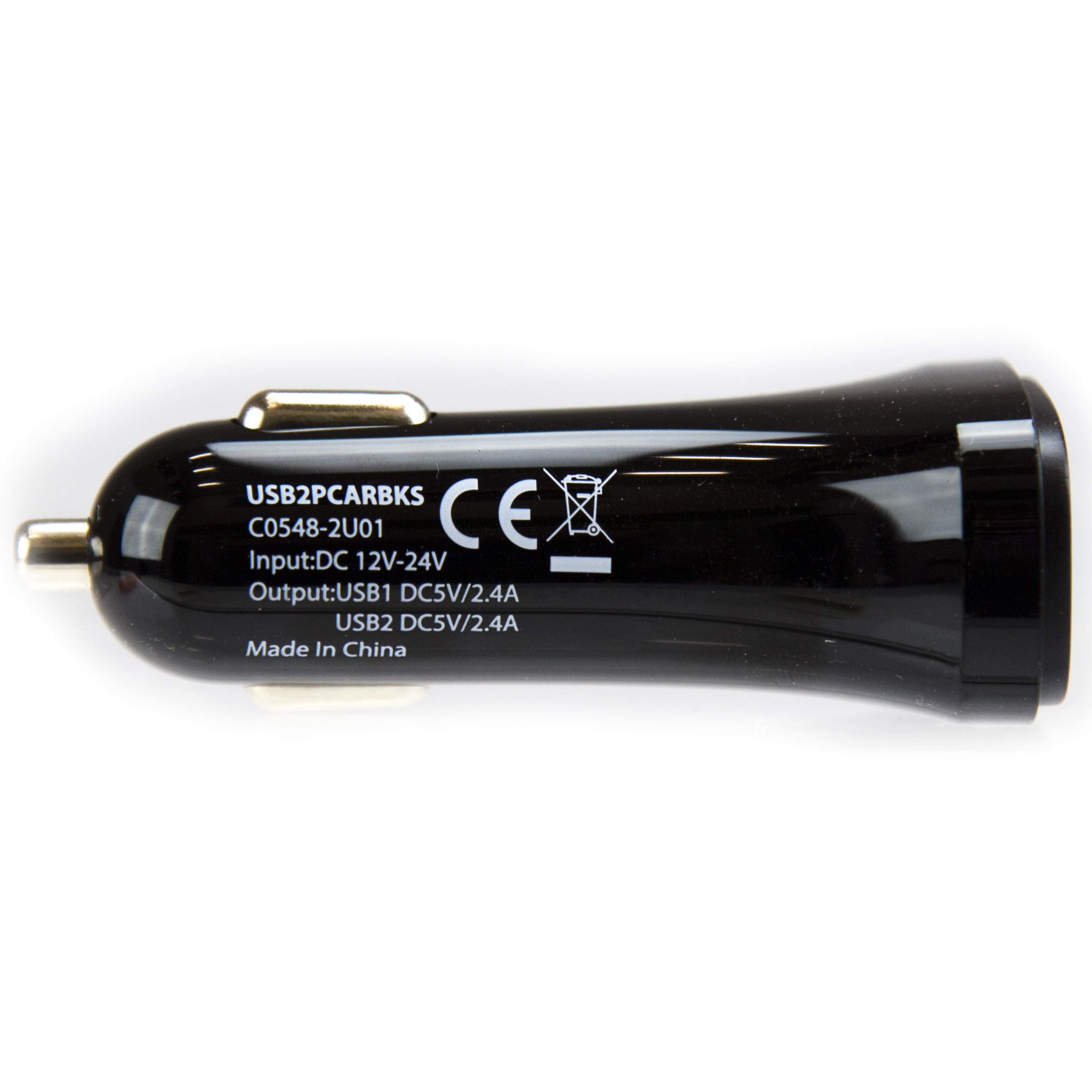 Dual Port USB Car Charger - 24W/4.8A