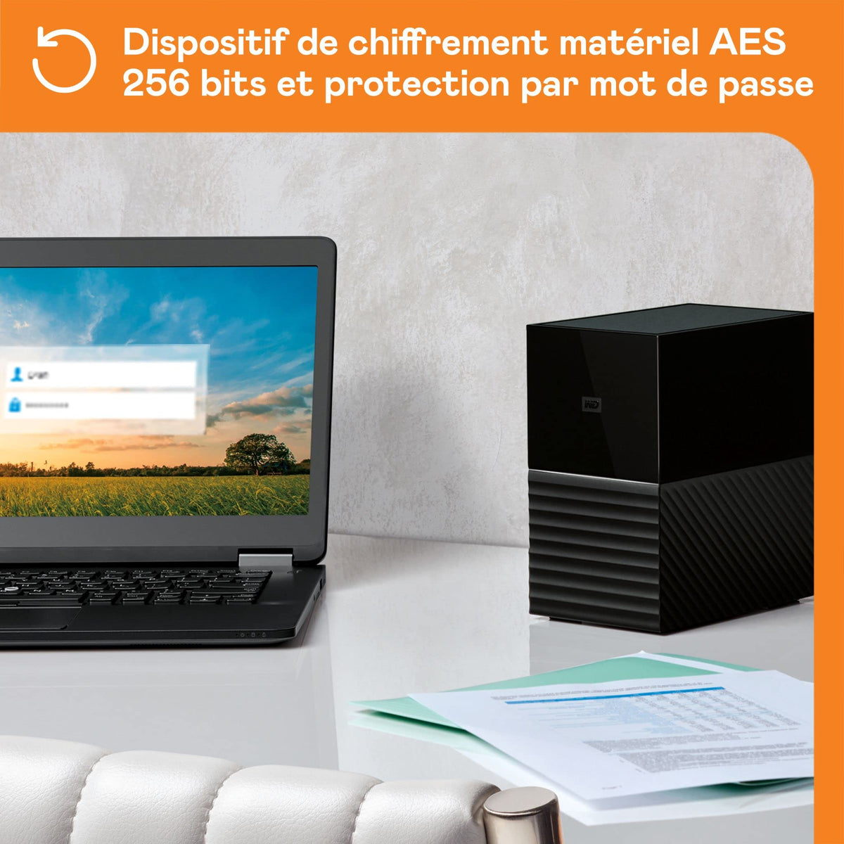 WD My Book Duo 36To Black RAID Storage Dual-Drive RAID 0/1 JB0D USB3.1 RTL