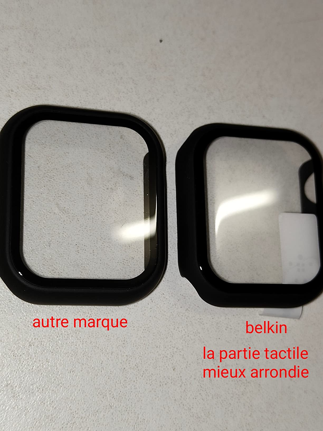 BELKIN TemperedCurve Bumper Screen Protector - Series 4-9/SE - CL 40/41mm