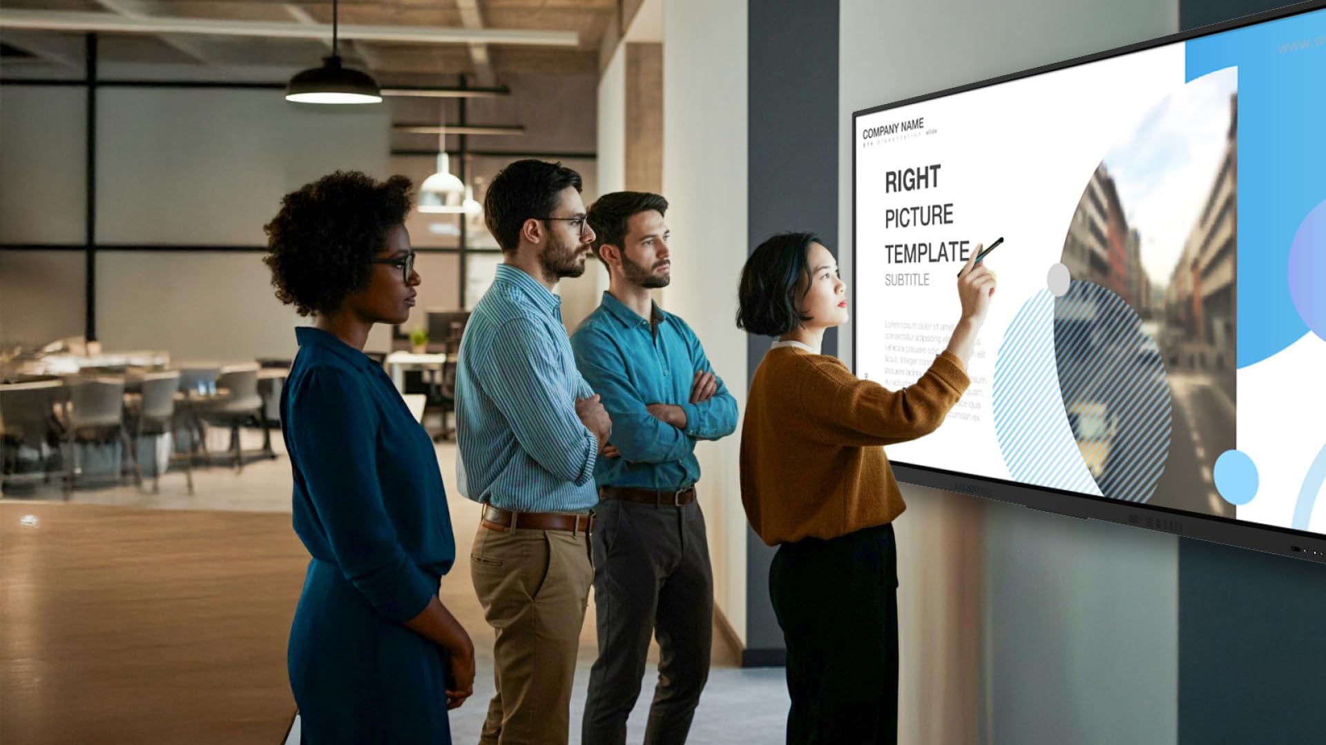 Avocor E-series 75" 4K LED touch display