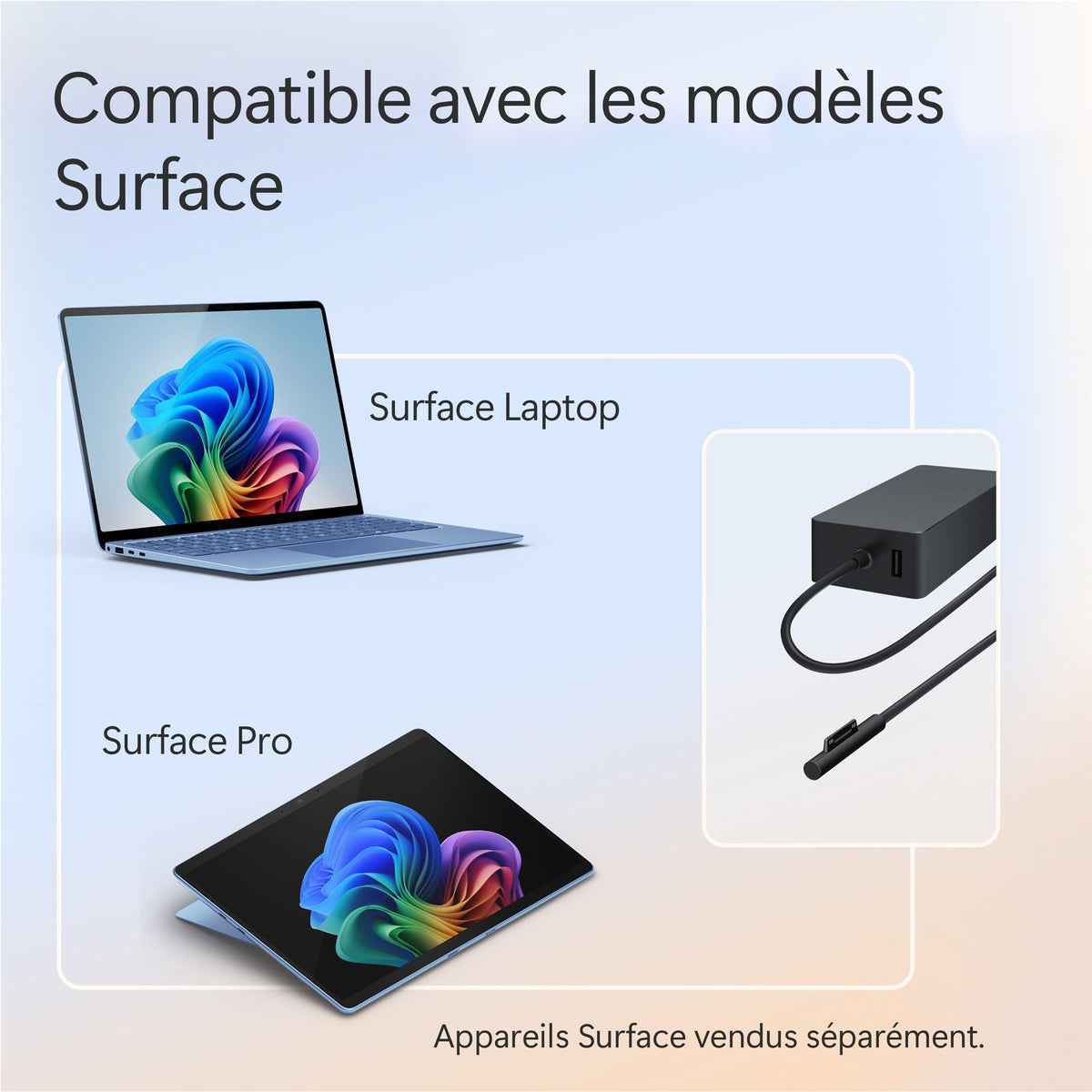 65W Surface PSU SC XZ/NL/FR/DE Black