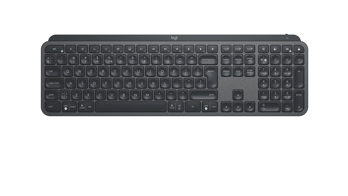 Logitech MX Master Keys for Business clavier Bureau Bluetooth Espagnole Graphite