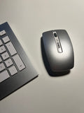 CHERRY Pack clavier & souris DW 8000 Sans fil Argent/Blanc