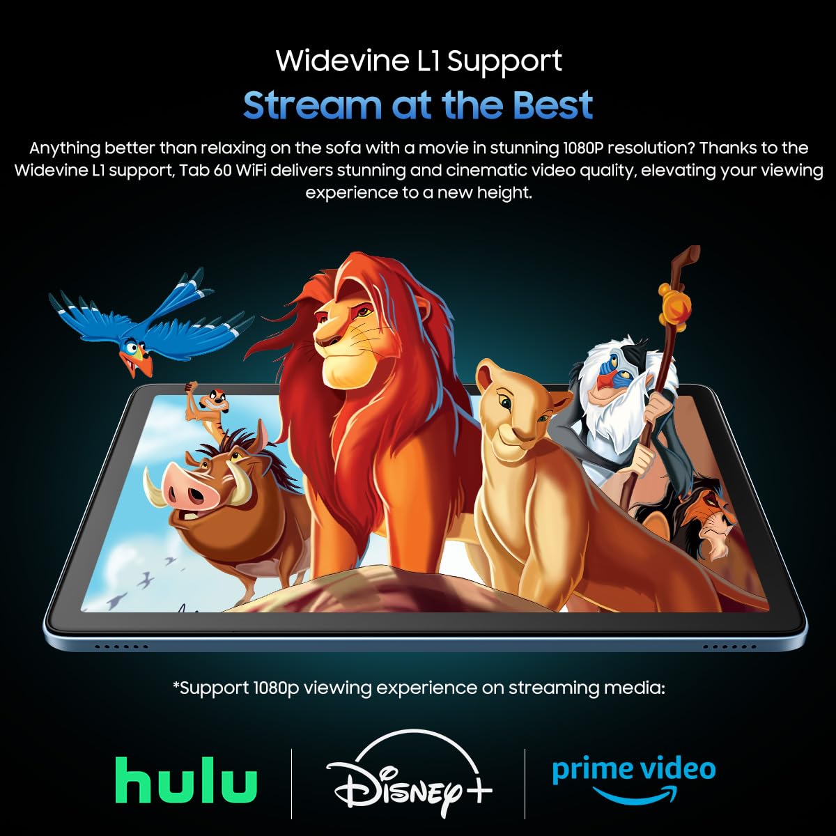 Blackview TAB 60 (Wifi - 10.1'' - 128 Go, 4 Go RAM) Bleu