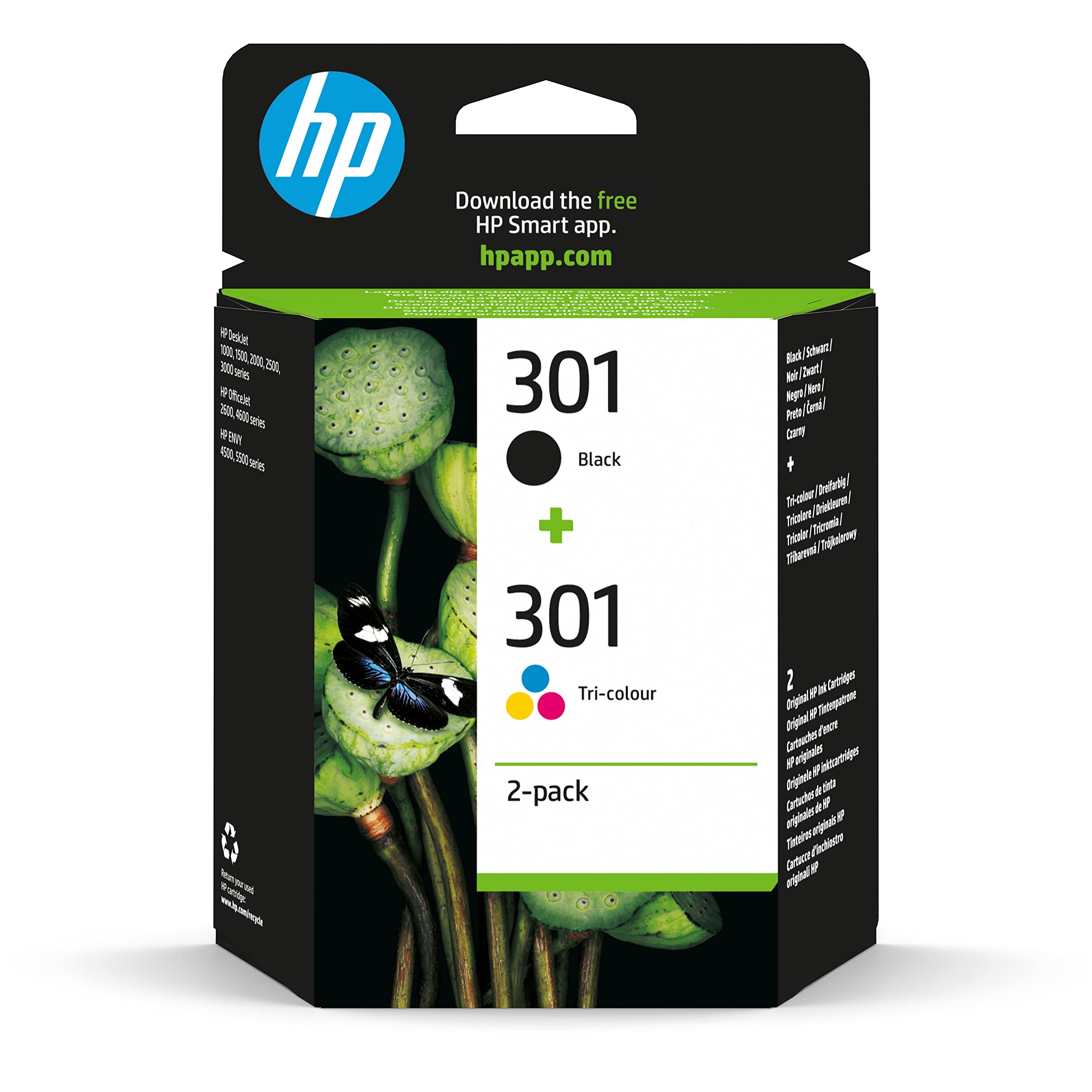 HP 301 Ink Cart Combo 2-Pack