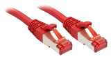LINDY Cat.6 S/FTP Cable Red 0.3m Patch Cable