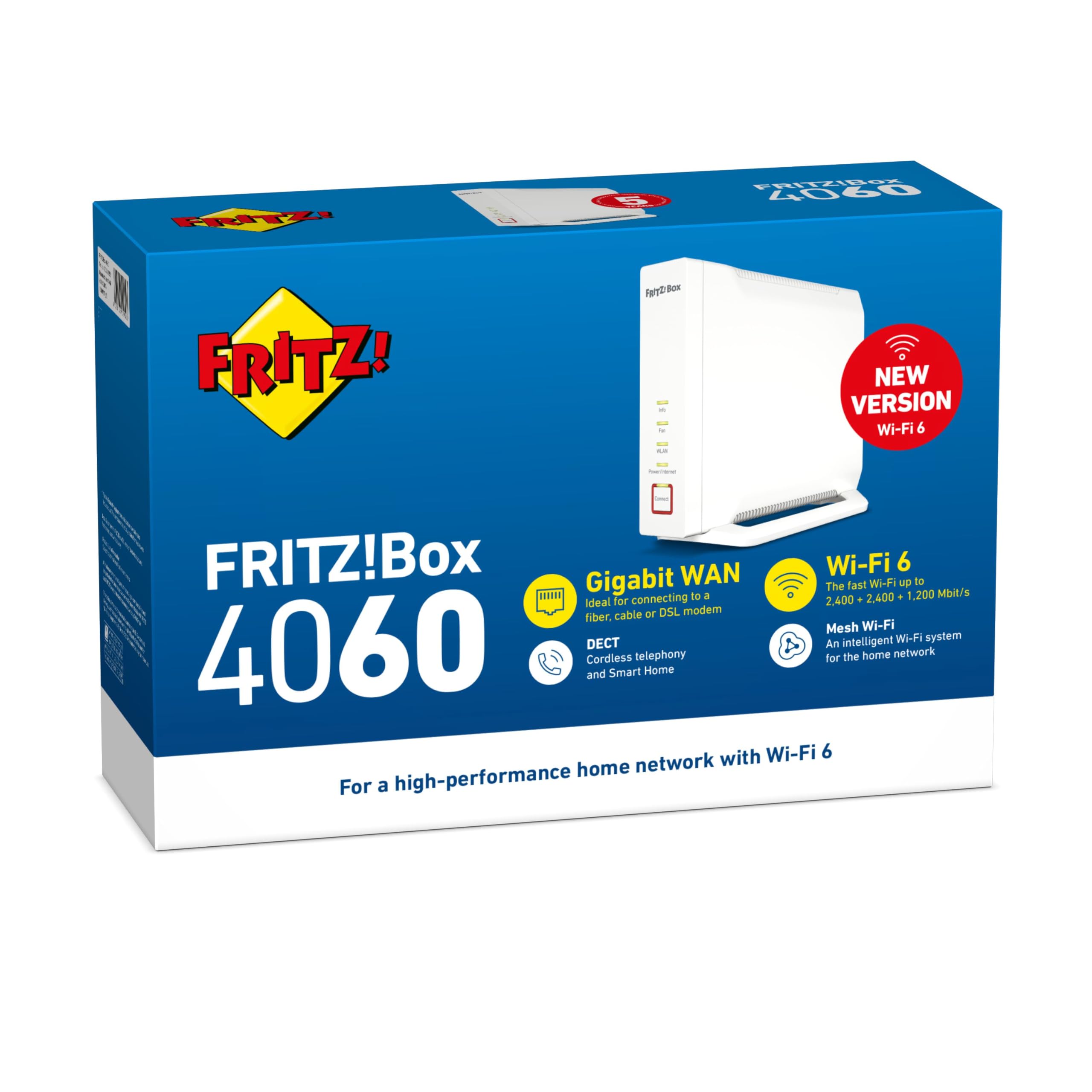 Point d'Accès Fritz! Box WLAN 4060 Blanc