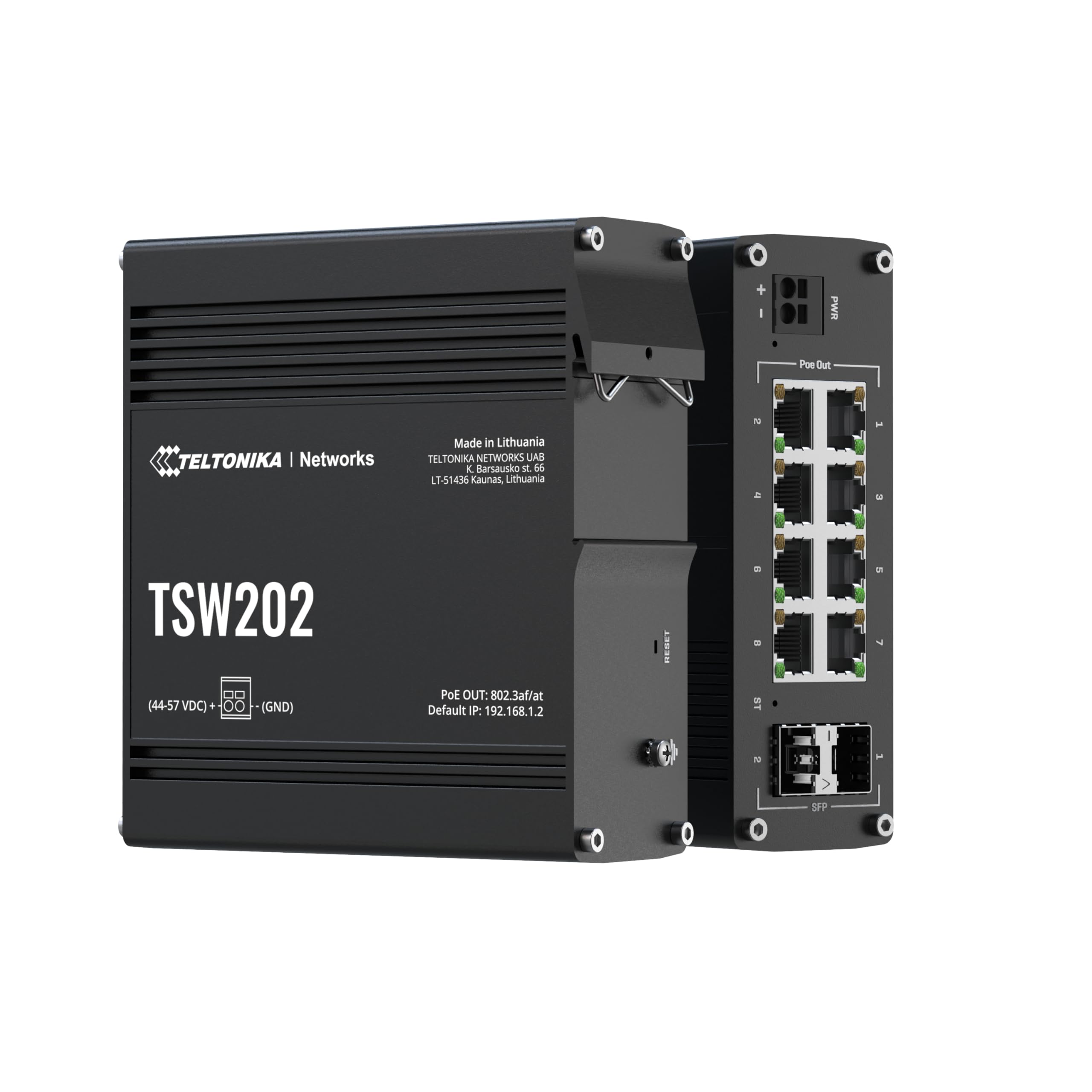 TELTONIKA NETWORKS TSW202 Layer2/L3 Managed PoE+ and SFP Ethernet switch