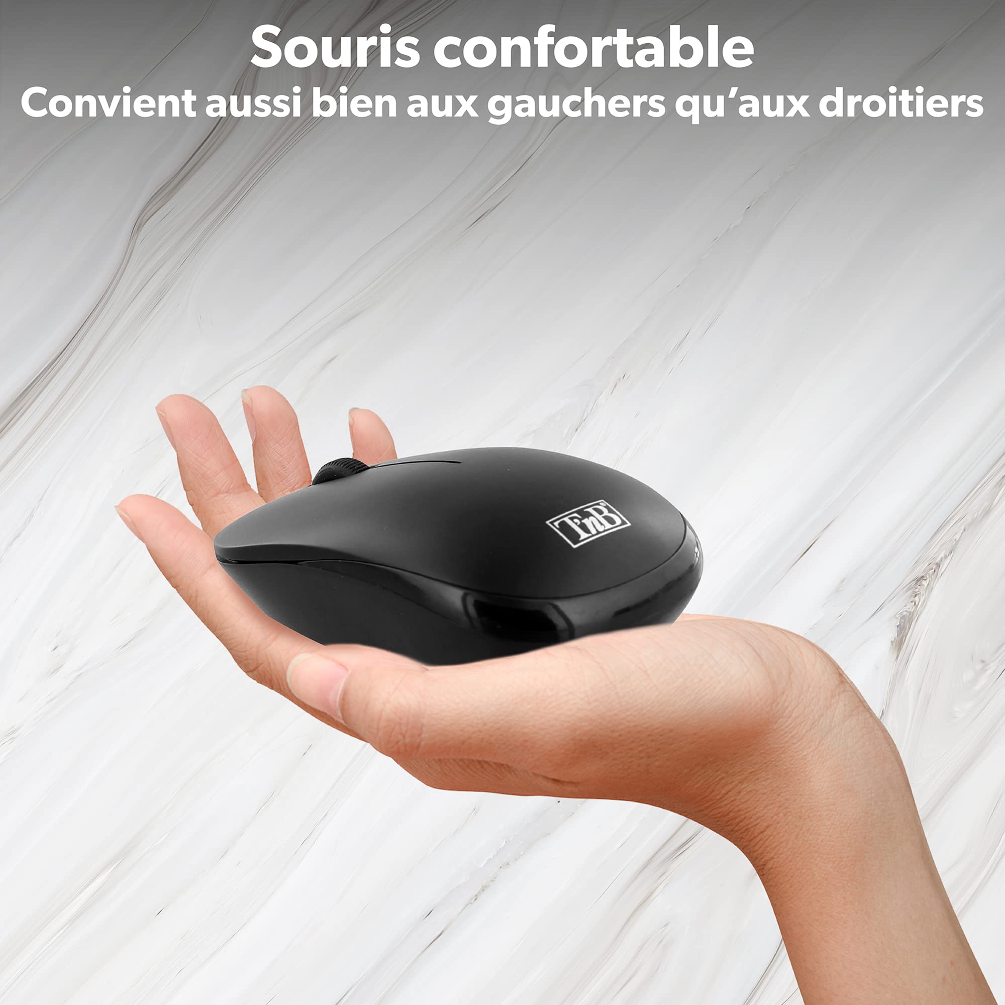 TNB CLASSY Wireless Keyboard/Mouse Combo High Quality Finish Compact Keyboard With Comfortable And Silent Keys