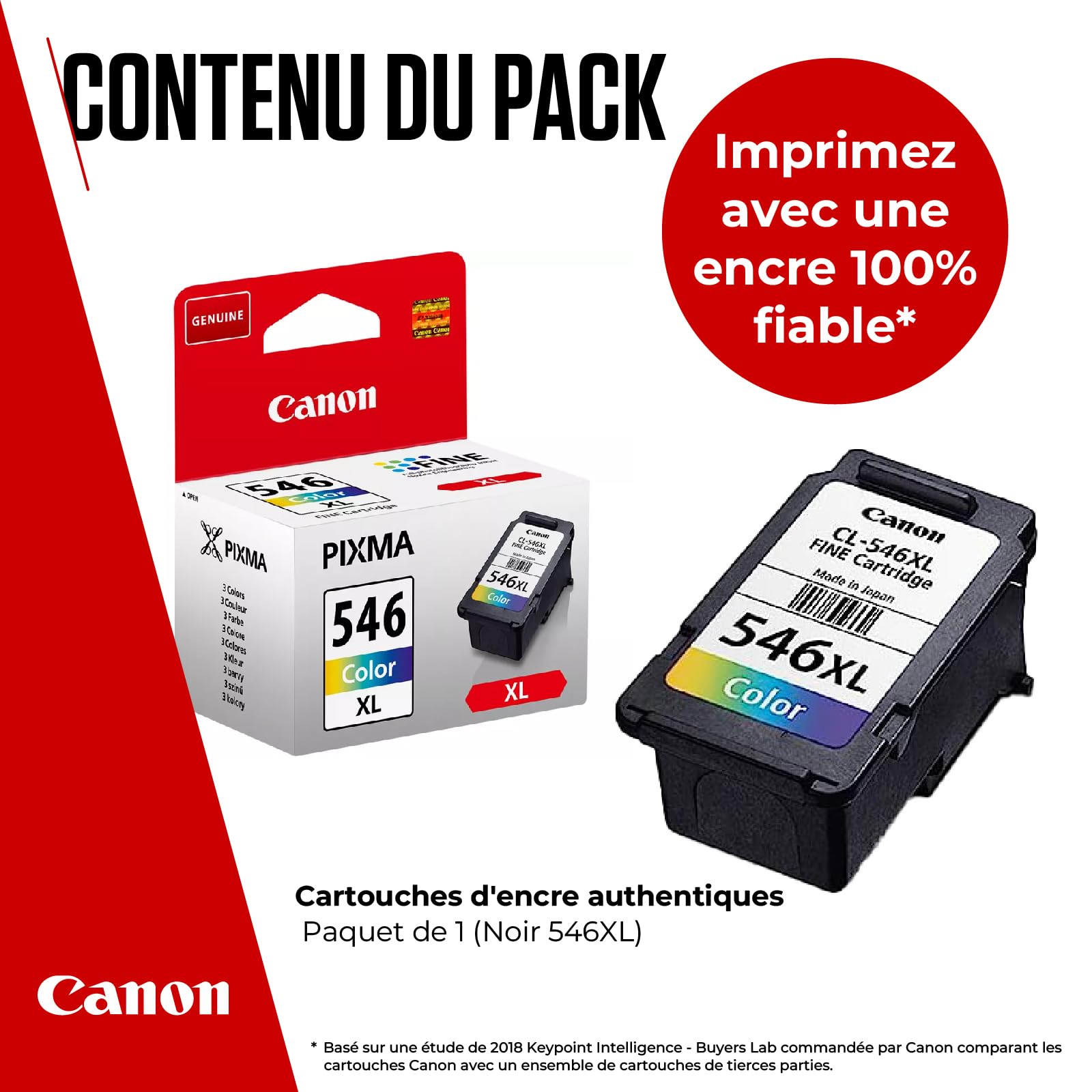 Ink/CL-546XL Cartridge CMY