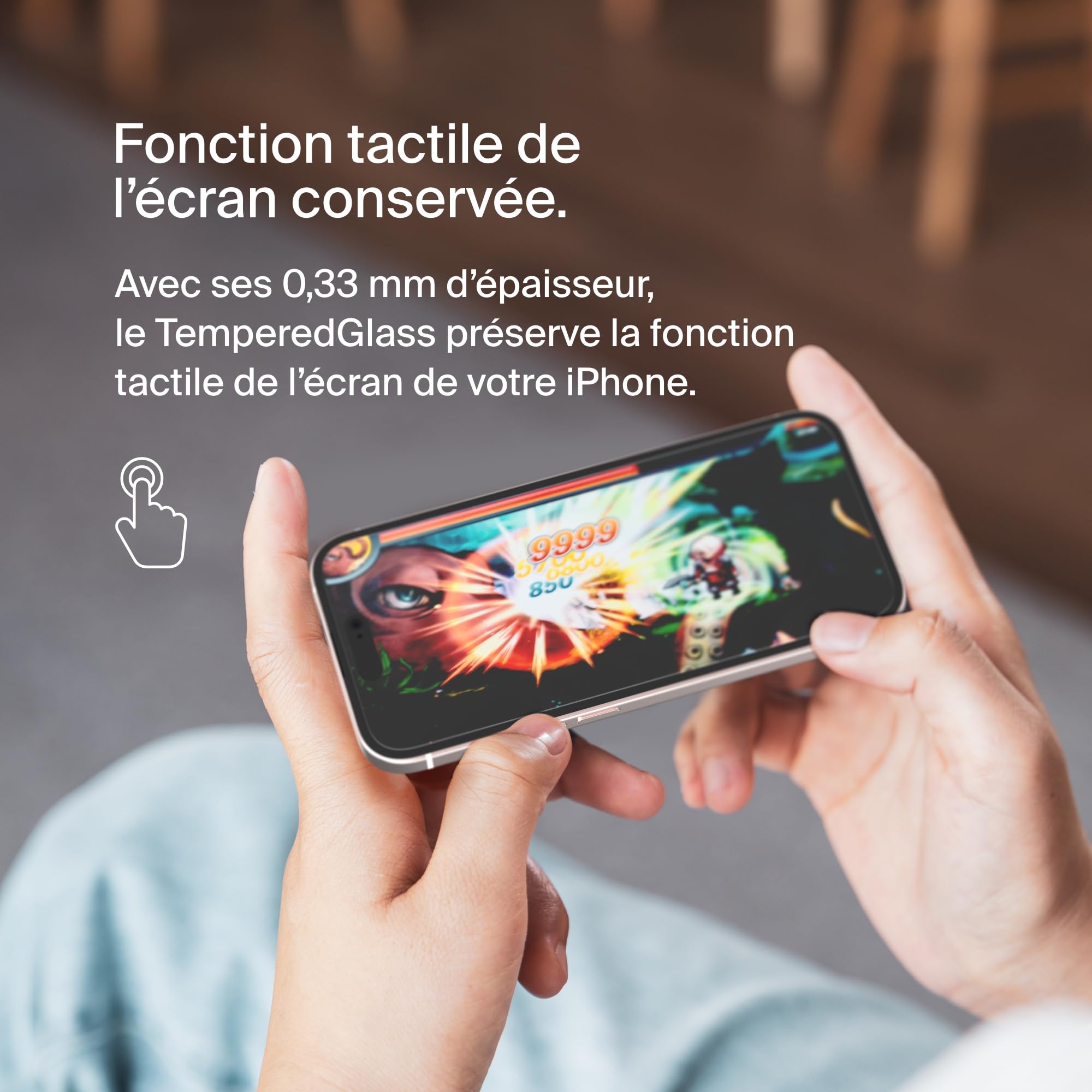 BELKIN ScreenForce Pro TemperedGlass AM Screen Protection for iPhone 15 Pro Max