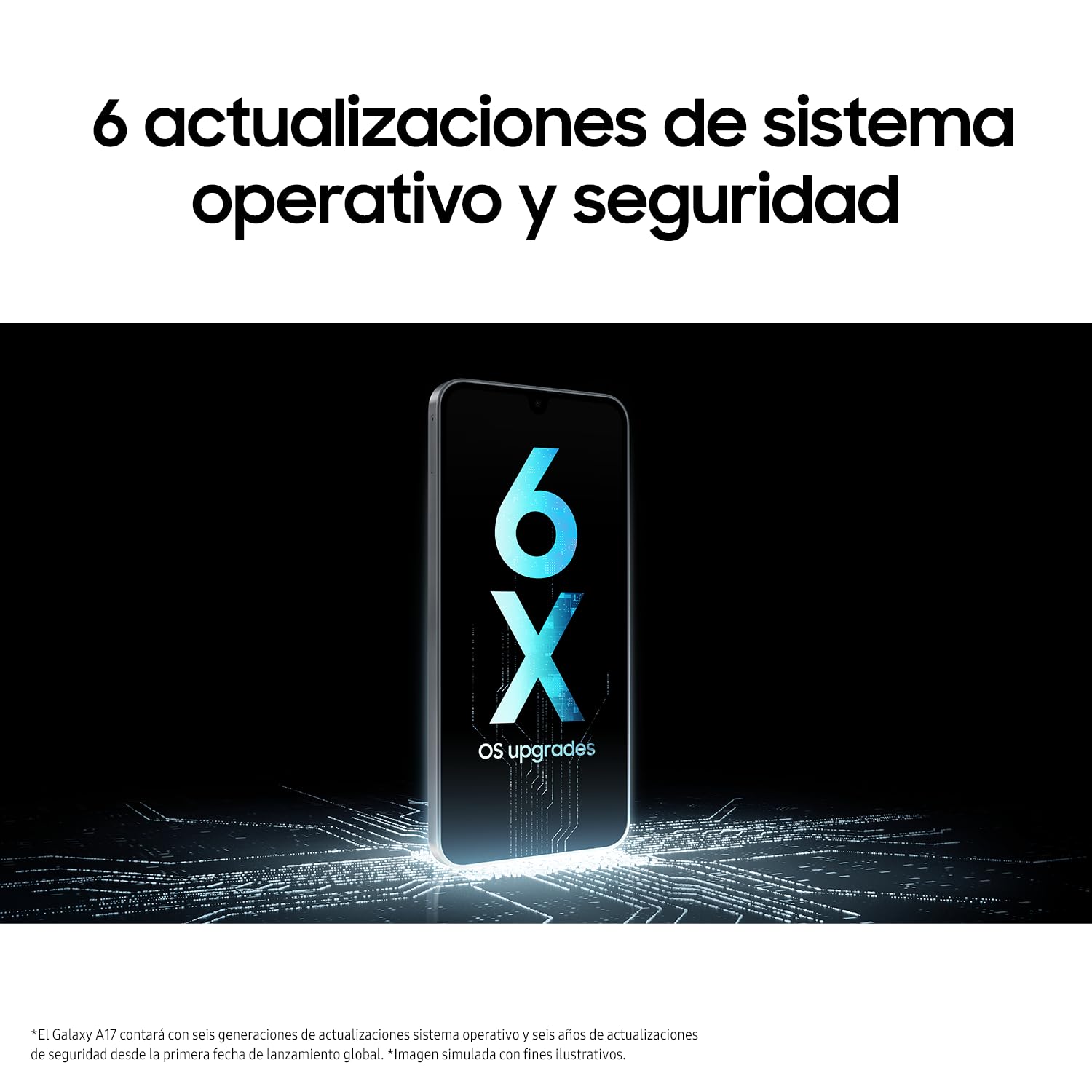 Samsung A175 Galaxy A17 4G (6.7'' - 128 Go, 4 Go RAM) Bleu Clair