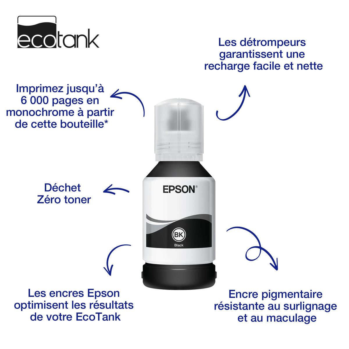 EPSON 4LB EcoTank ET-MX1XX Series Black Bottle XL
