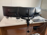 FELLOWES Bras Porte-Ecrans Double Blanc Platinum Series