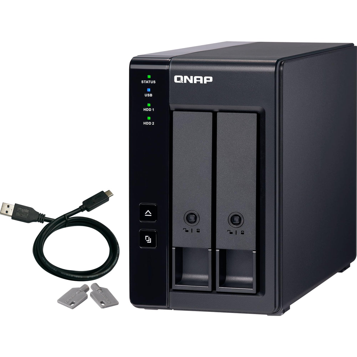 2bay 3.5" SATA HDD USBC Raid Expansion