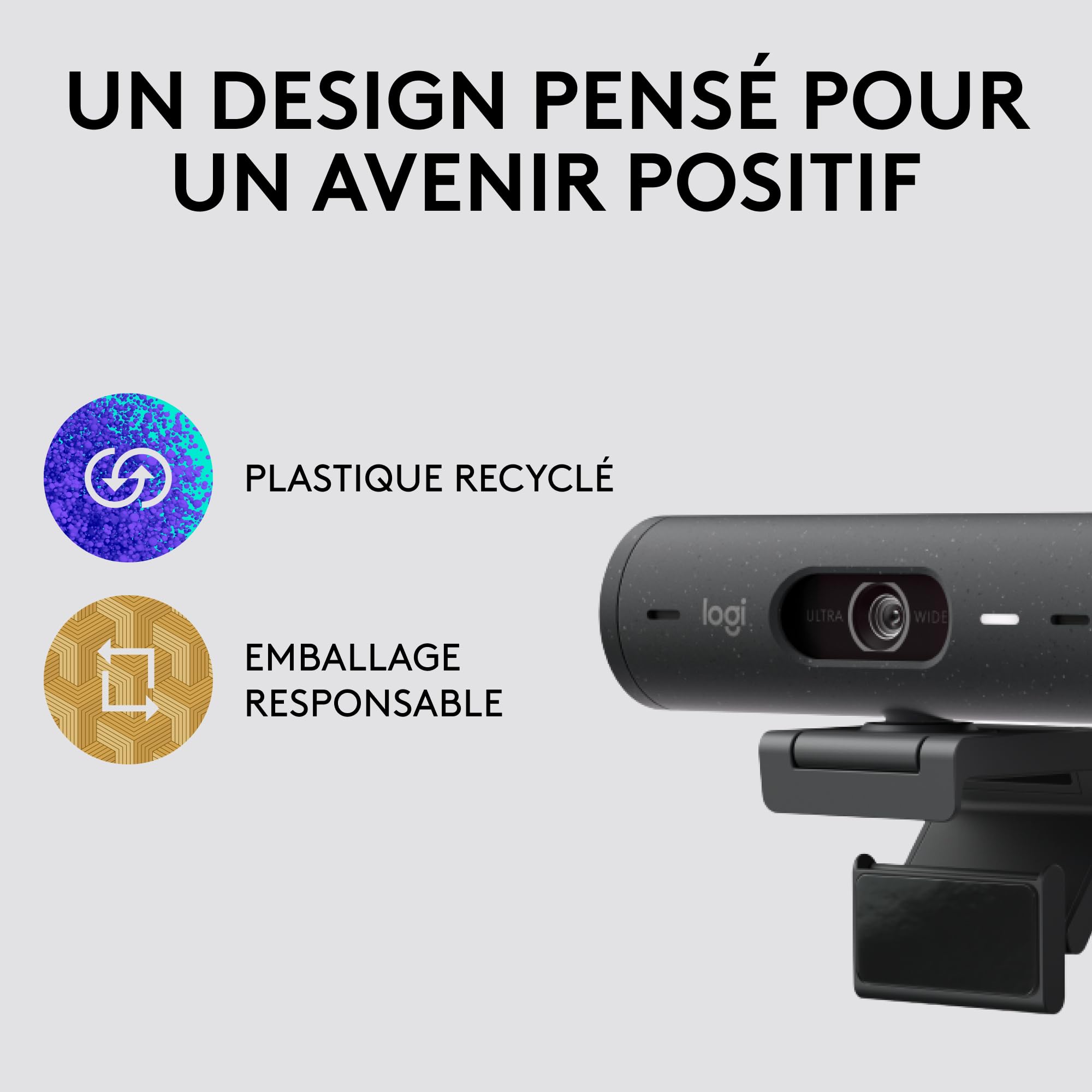 Logitech Brio 500 - GRAPHITE - EMEA28