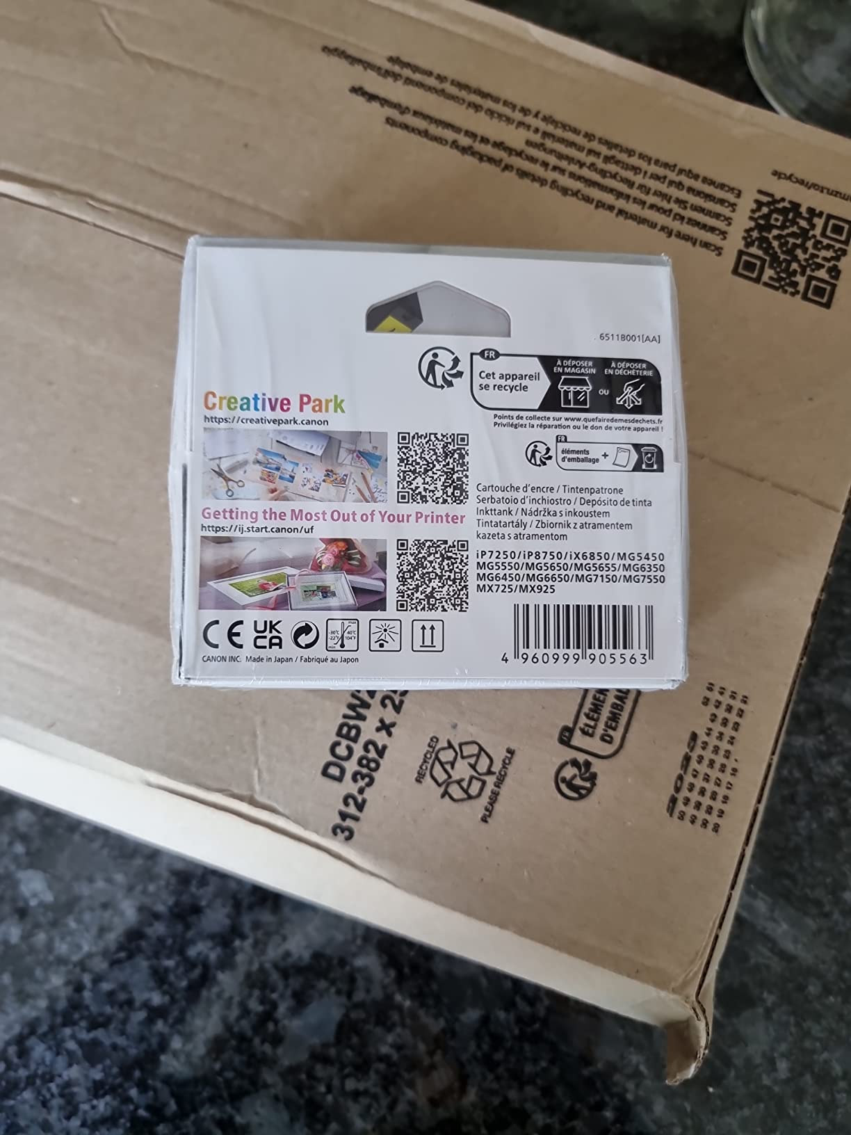 Ink/CLI-551 Cartridge YL
