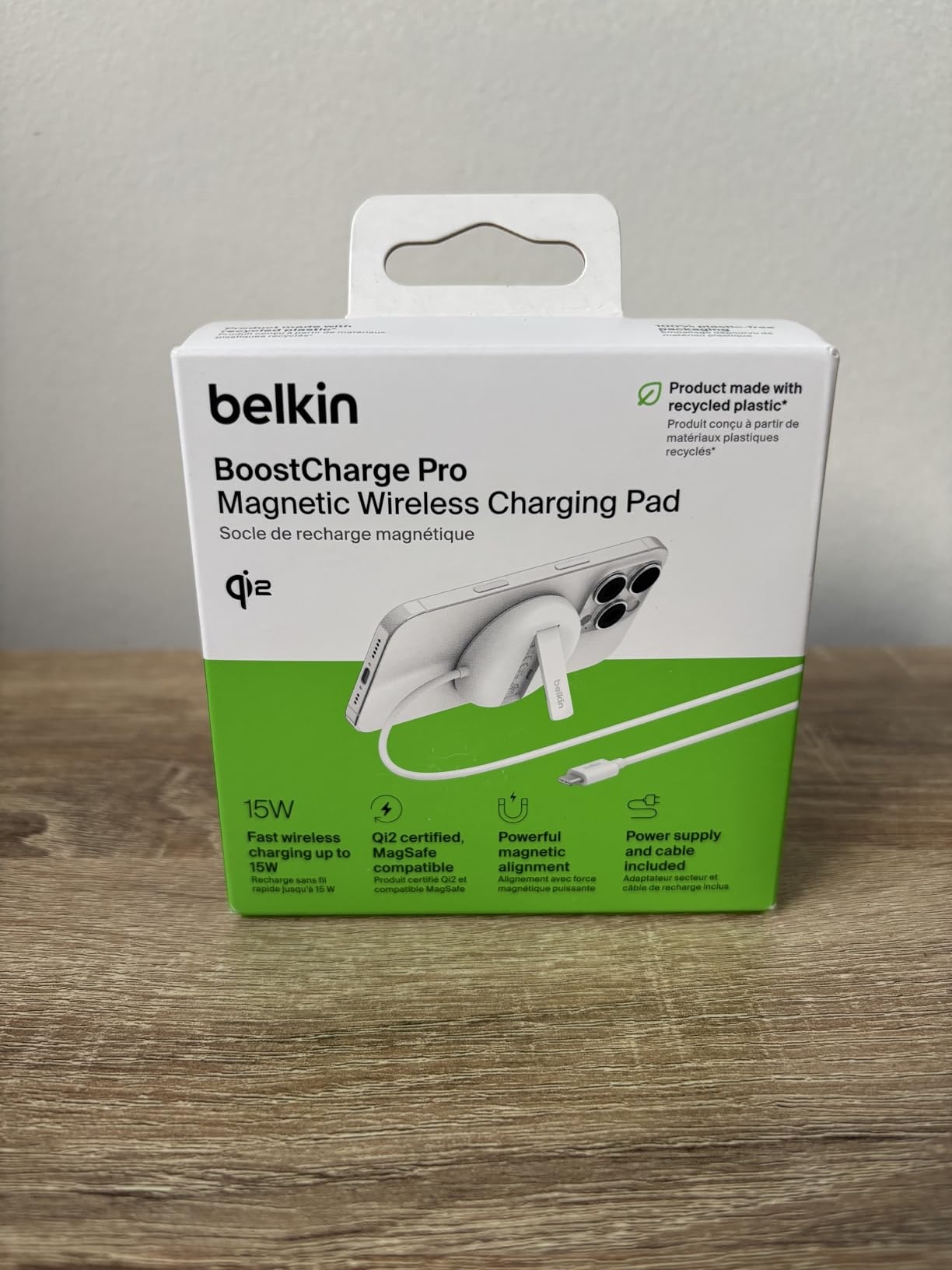 BELKIN BOOST CHARGE Qi2 15w Magnetic Pad Black