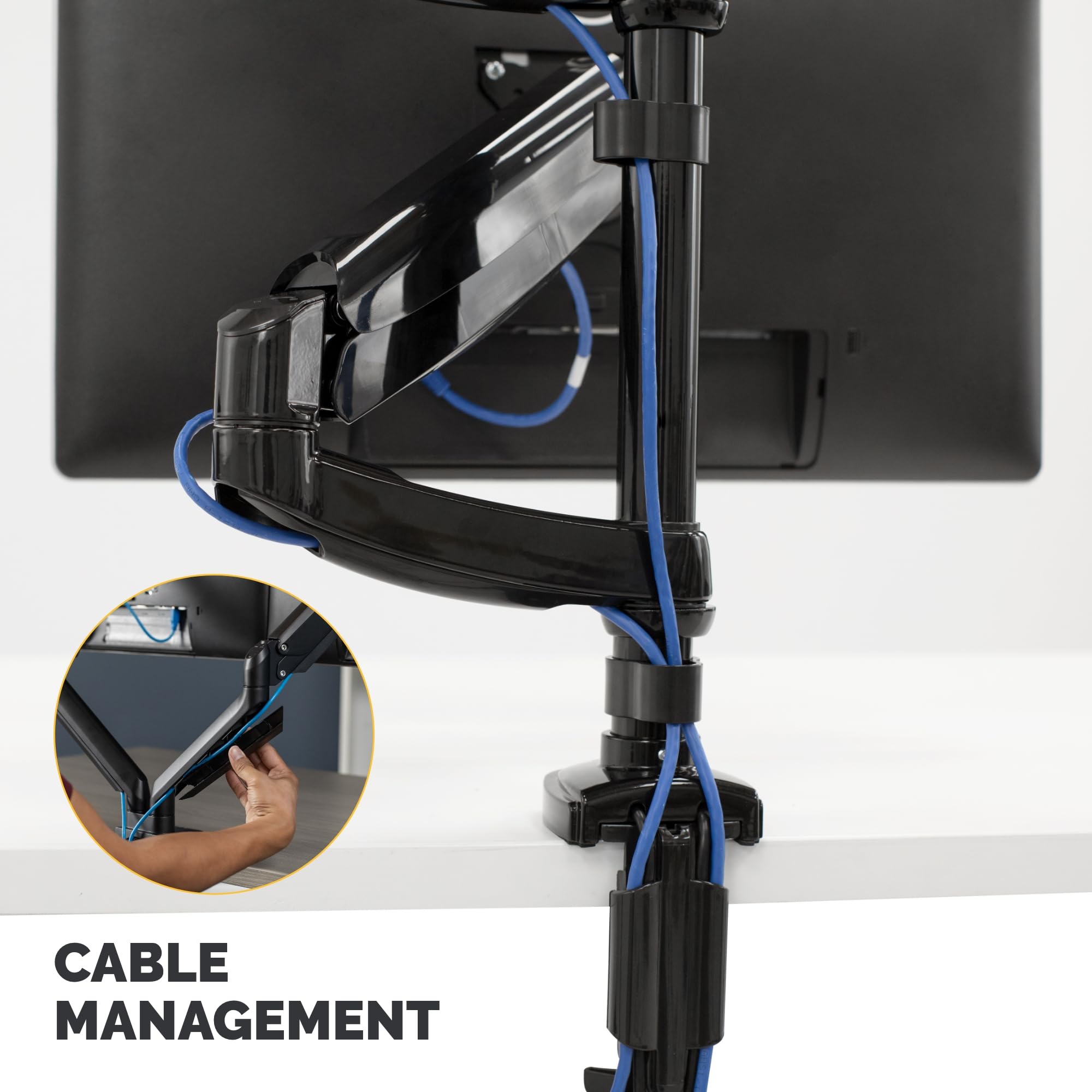 FELLOWES Bras porte-écrans double vertical Platinum Series
