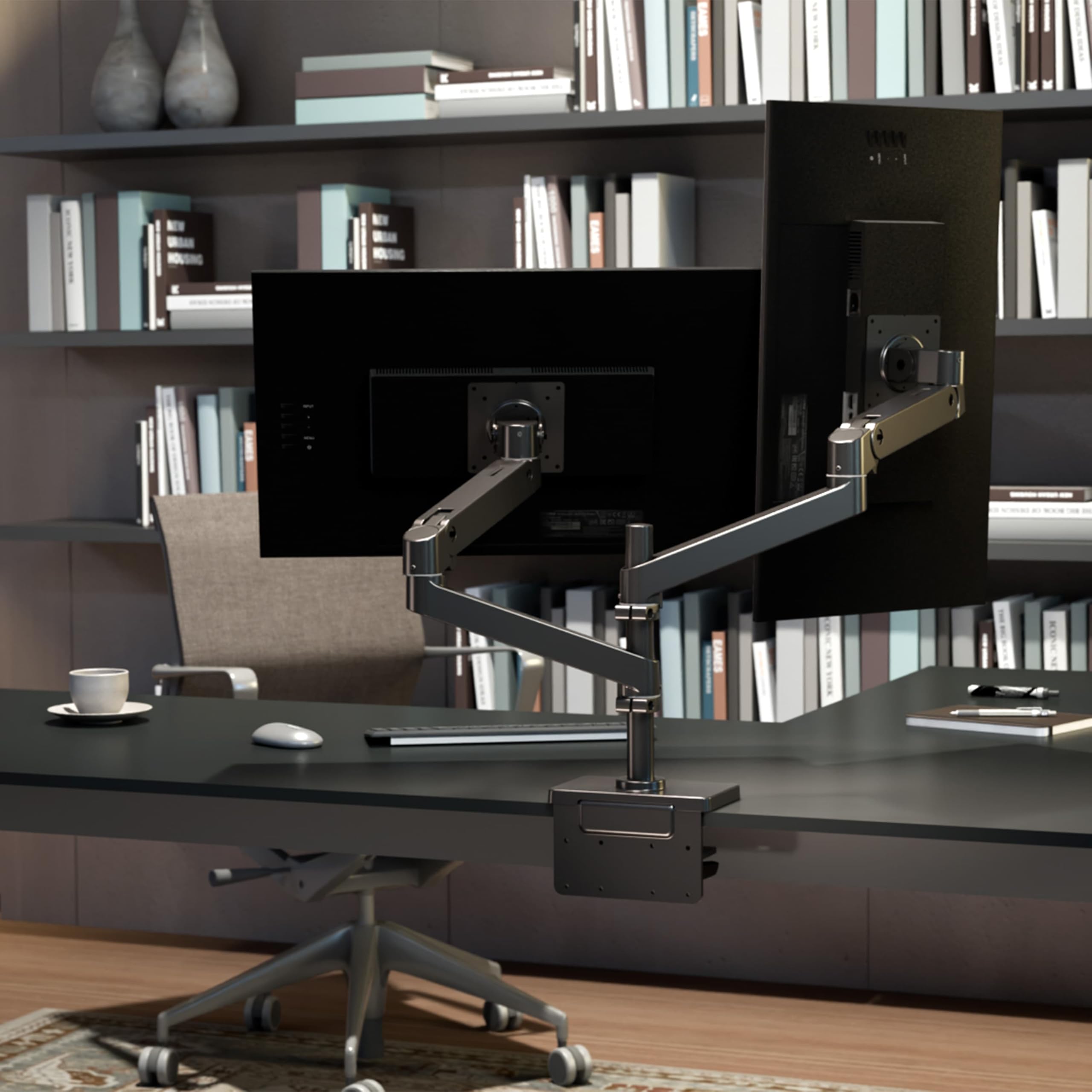 LX PRO ARM DUAL DISPLAY STACKING