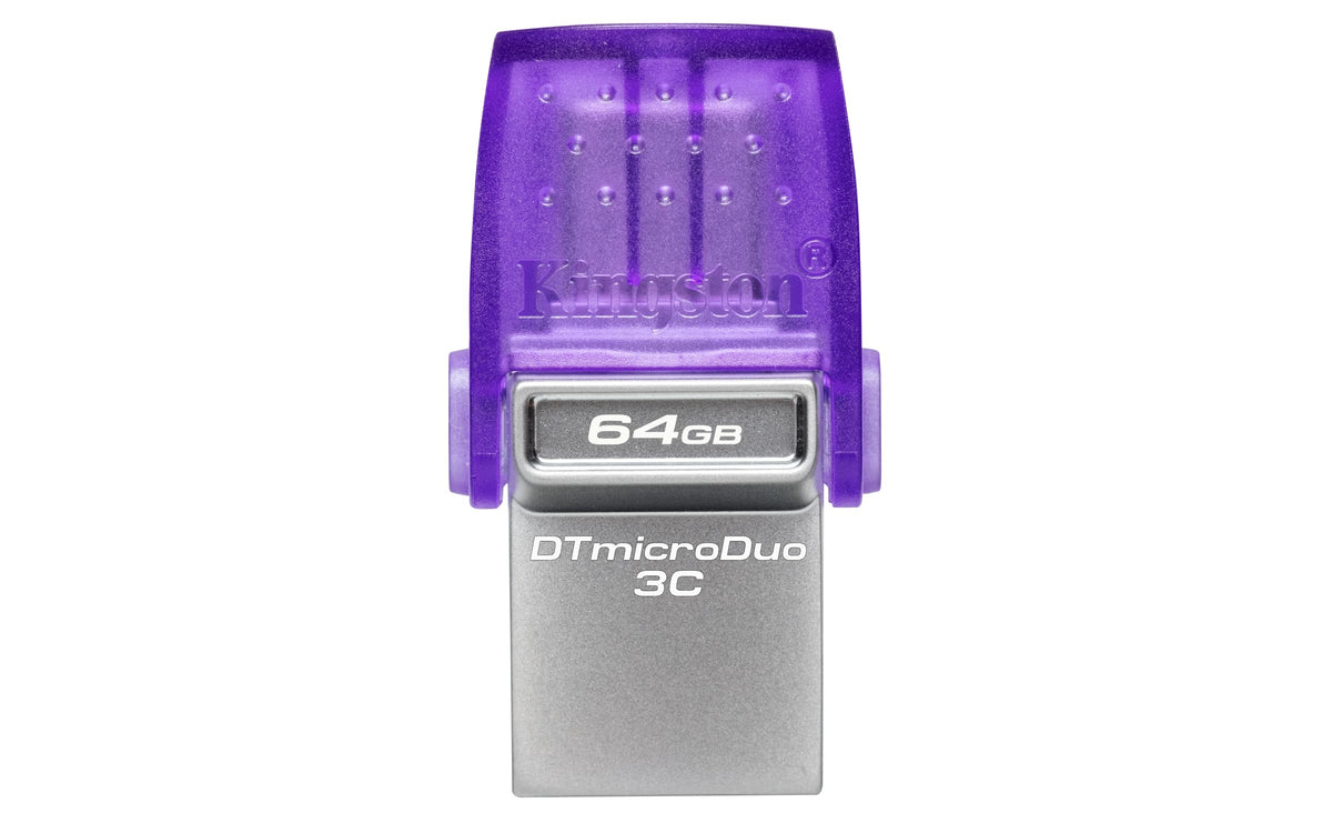 KINGSTON 64Go DataTraveler microDuo 3C 200MB/s dual USB-A + USB-C