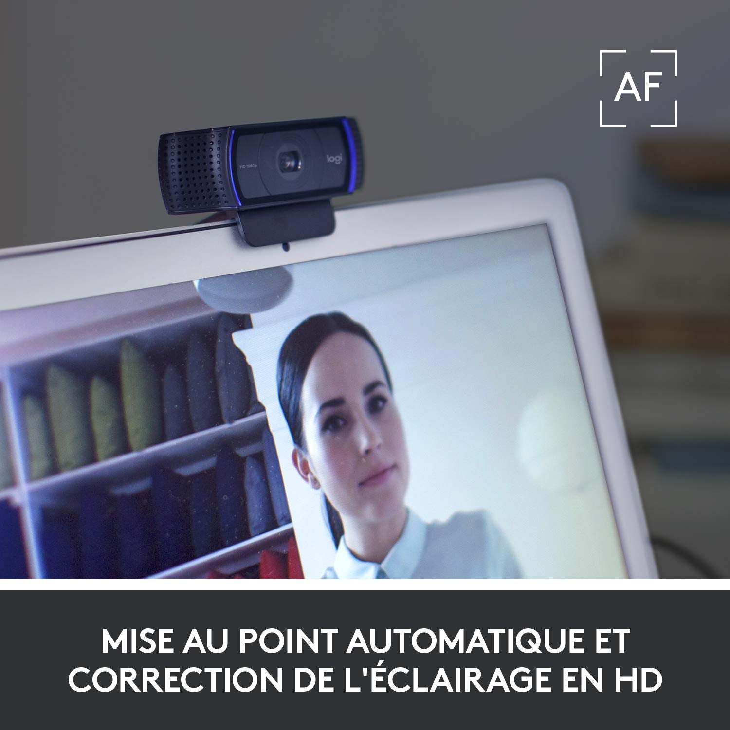 LOGITECH HD Pro Webcam C920S Webcam colour 1920 x 1080 audio USB