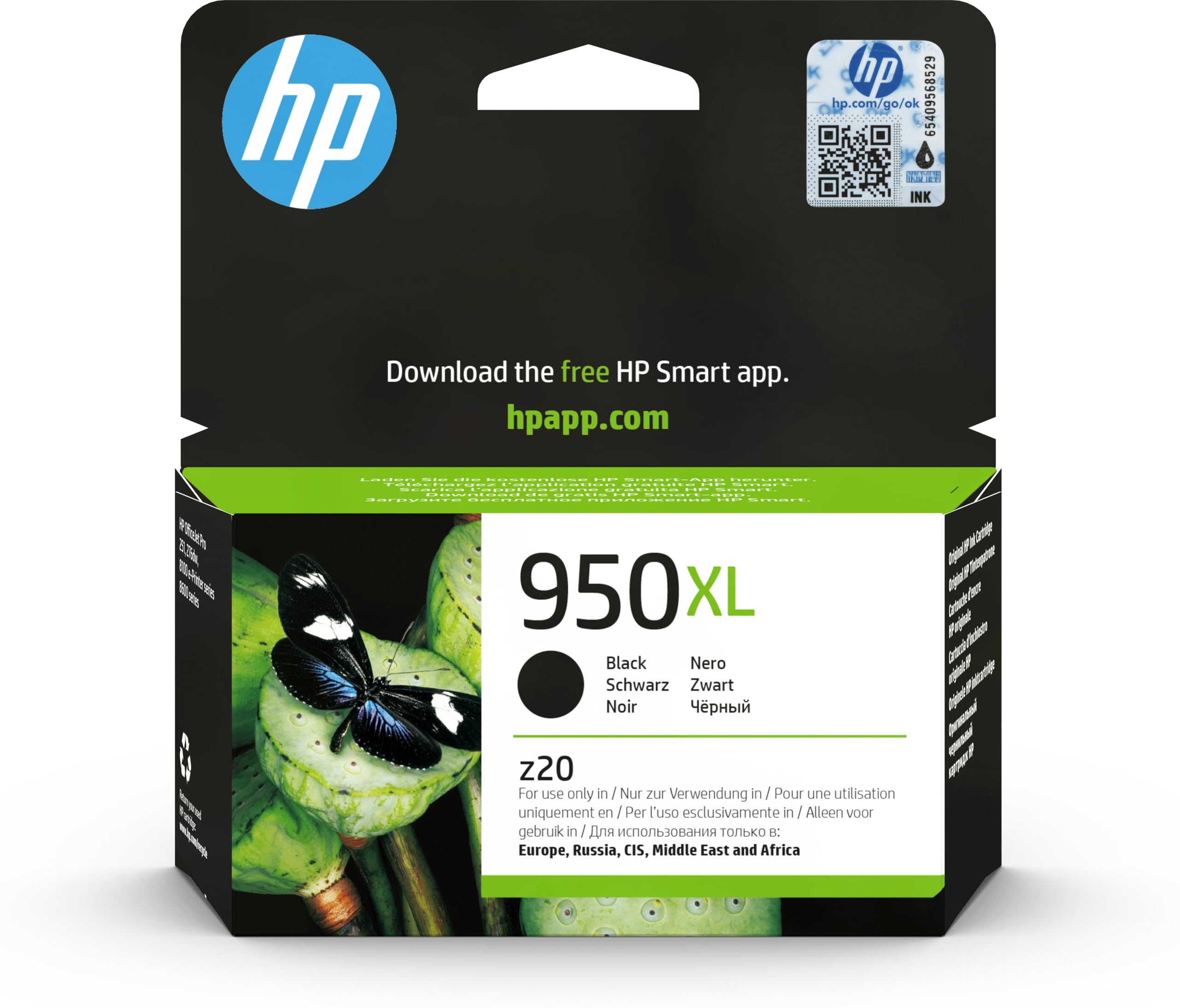 HP 950XL original Ink cartridge CN045AE BGX black high capacity 2.300 pages 1-pack Officejet WCF (P)
